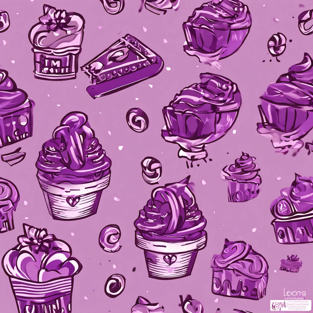 Crie uma logo bacana, logo design, Le' Sweet Charm, brand name is Le' Sweet Charm, Roxo, cor roxa, roxo e branco, design lindo, que remeta a kit presentes, cesta de presentes, vinhos, chiques, cinematic lighting, melhor qualidade, letras caprichadas, perfil profissional, imagem com tom profissional, graves, com um charme, gotas de chocolate com cor viva circular, circulo de chocolate derretido em torno da frase Le' Sweet Charm