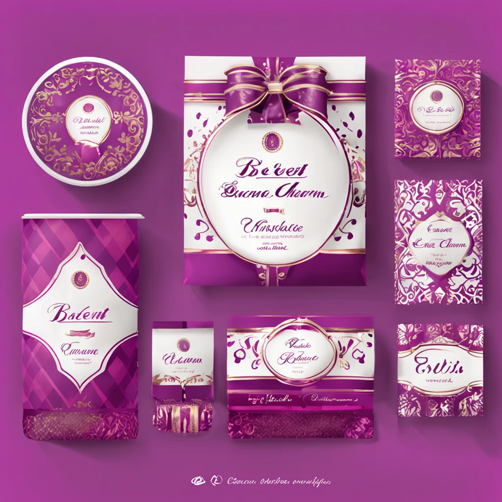 Crie uma logo bacana, logo design, Le' Sweet Charm, brand name is Le' Sweet Charm, Roxo, cor roxa, roxo e branco, design lindo, que remeta a kit presentes, cesta de presentes, vinhos, chiques, cinematic lighting, melhor qualidade, letras caprichadas, perfil profissional, imagem com tom profissional, graves, com um charme, gotas de chocolate com cor viva circular, circulo de chocolate derretido em torno da frase Le' Sweet Charm