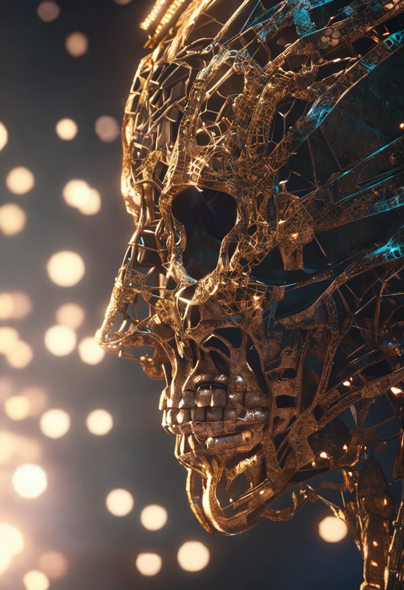 :Unveiling the Mask: Personal Narratives of Life Behind the Shield", sad, Dark Paradise, Geek, long shot, Houdini rendering, Bokeh, sprite sheet, chintzy colors, Gurokawa, film noir lighting, ultra realistic, photorealistic, octane render, unreal engine, hyper detailed, volumetric lighting, hdr, octane render, fantasy 4k 8K --ar 9:16