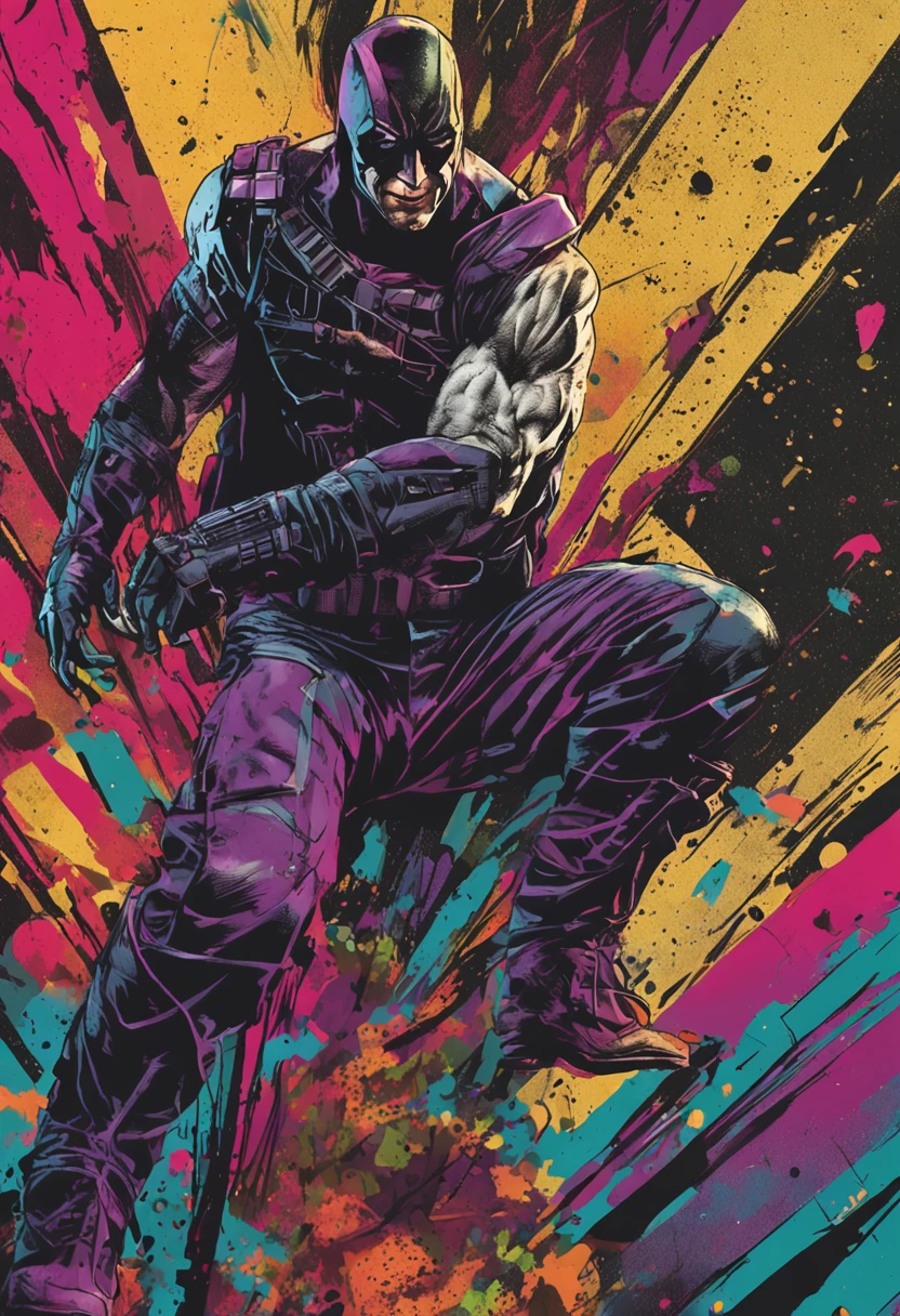 (8k, Foto RAW, melhor qualidade, master part:1.2), ultra detalhado, Arte Oficial, photo-realistic: 1.37, tiro na parte superior do corpo, DC Coringa, filmic grain, action pose @ INFO O Tamanho 1024X1536 Data 6 de agosto, 2023 Tipo