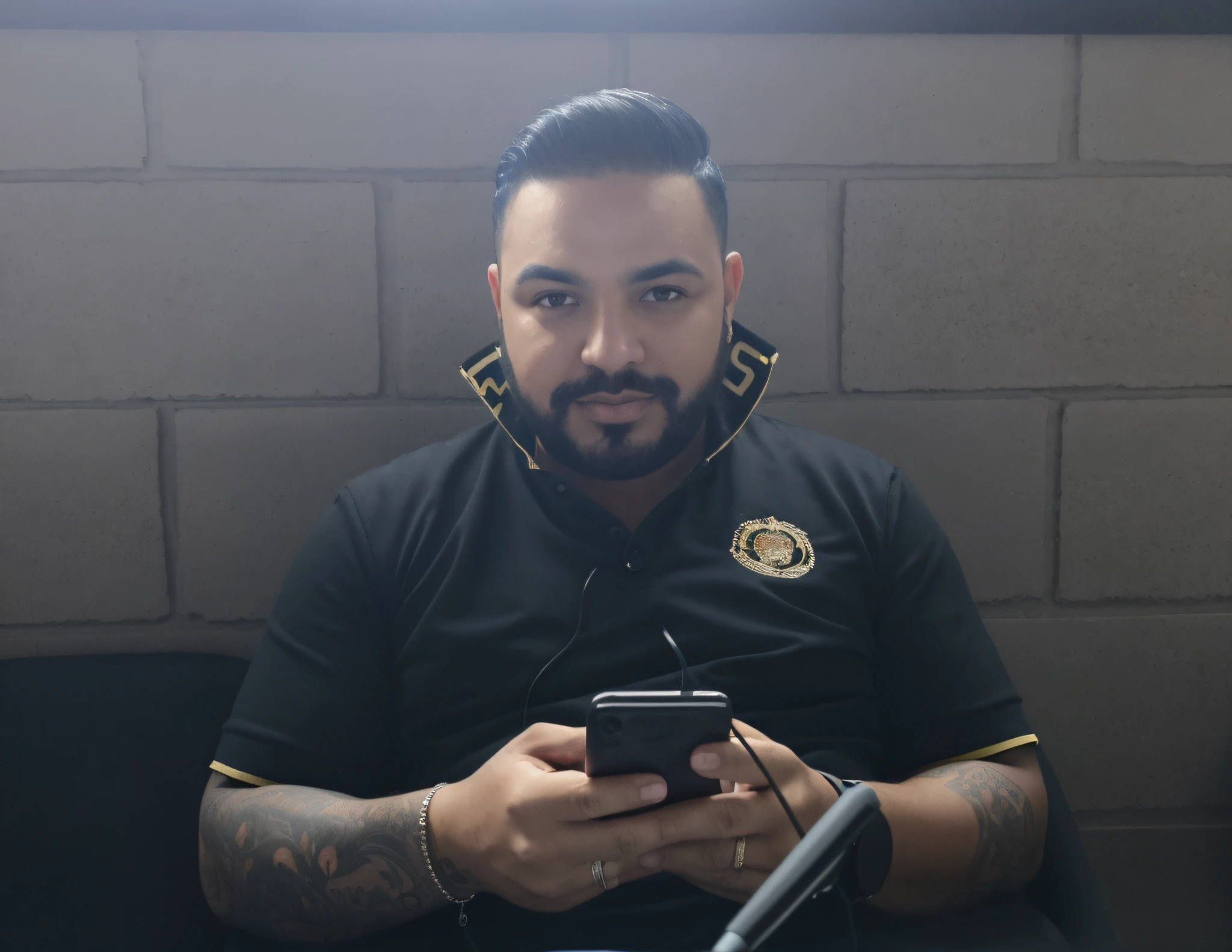 Rapper O'Shea Jackson, , bonnet , There's a man sitting at a table with a cell phone, Joel Torres, Eloy Morales, andres rios, Postagem no Reddit, Streamer do Twitch / Jogador Ludwig, Brian Pulido, Retrato de Lucha Libre DJ, victor maristane, imagem de qualidade muito baixa, Retrato de Danny Gonzalez, danilo torres, Luis Nieves Sr.........., Directed by: Byron Galvez