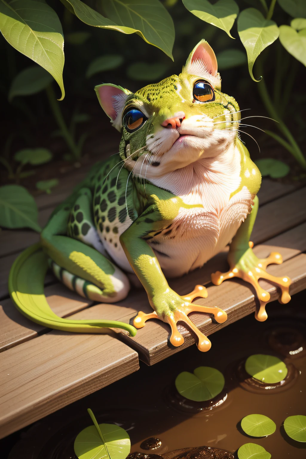 cat hybrid frog