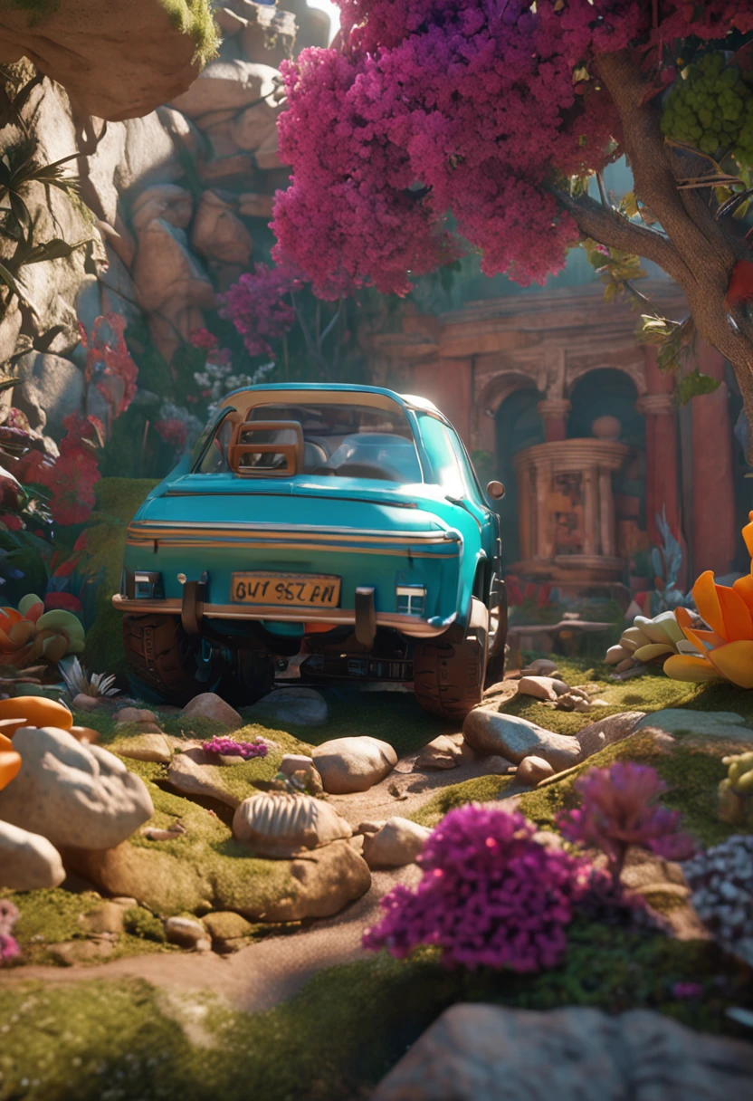 cahoeira no universo colorido, super detalhes, 32k, octane render, rtx, cinema inulination
