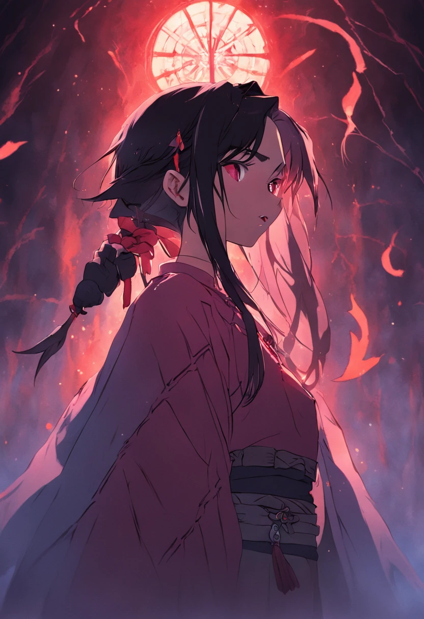 young indigenous female vampire