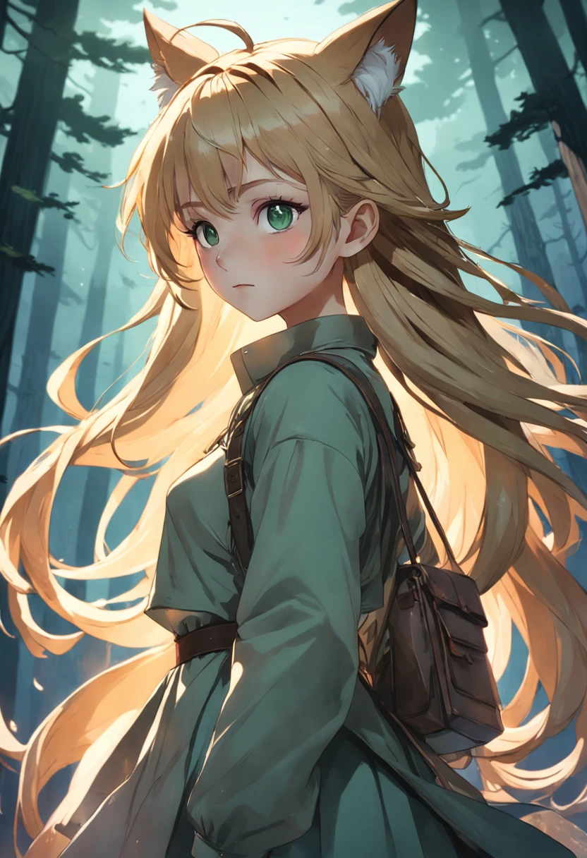 solo, cute girl, masterpiece, best quality, ultra detailed, outdoor outfit, hiking boots, backpack, windbreaker,
blonde hair, blue eyes