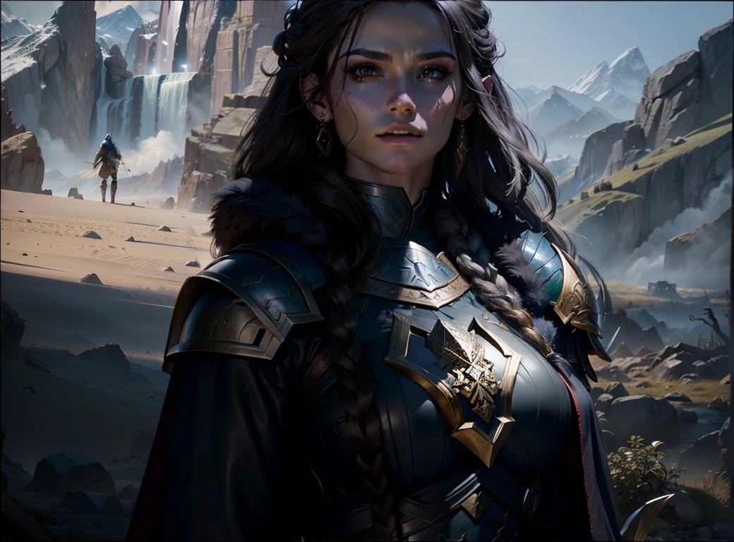 Asgard,valkyrie,Senhora Cavaleiro,Anatomia correta,epic fantasy digital art,tmasterpiece,8k,high-definition resolution,desenho detalhado,Qulidade Superior,, Epic composition,