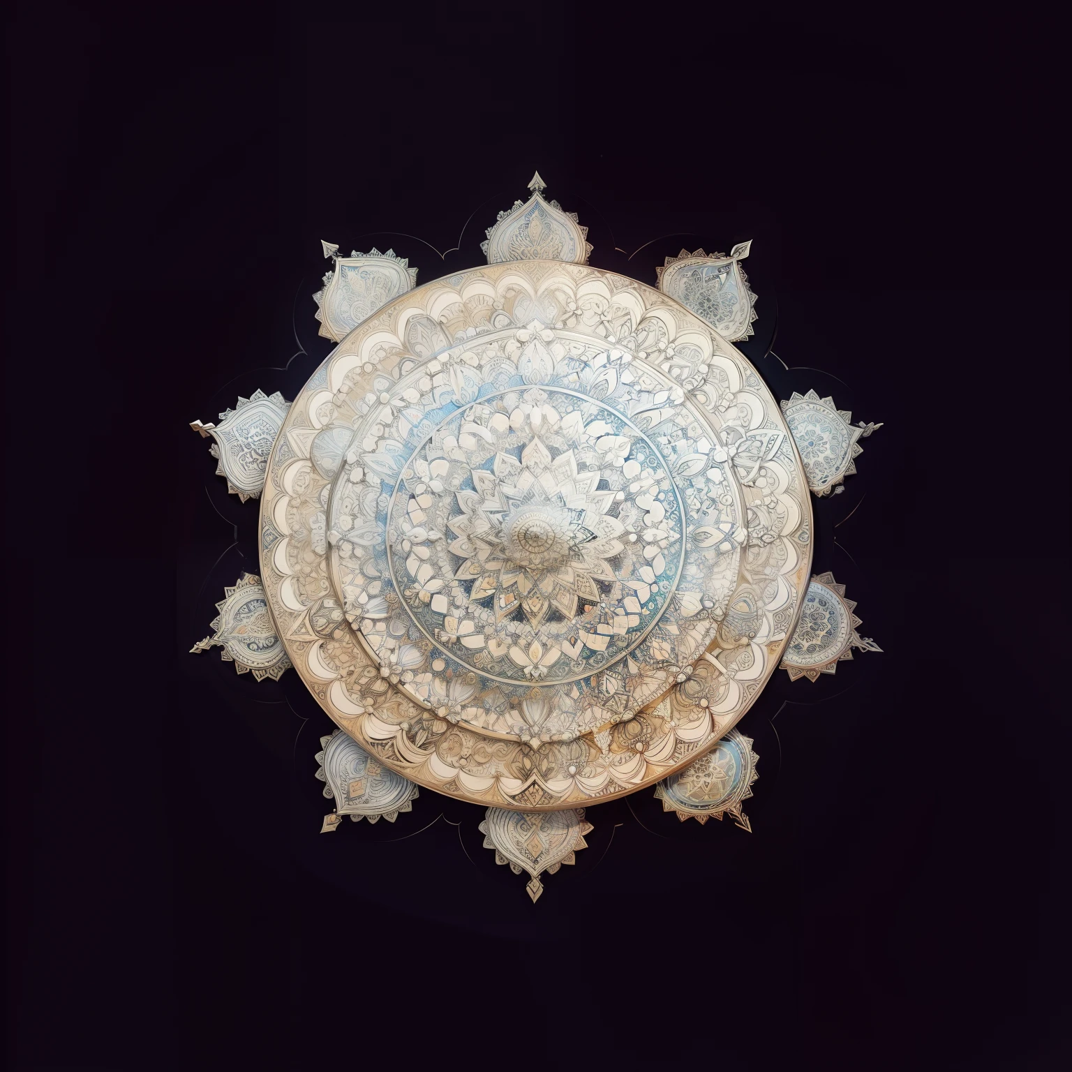 Uma mandala Grega, mandala art of Stephen Meakin