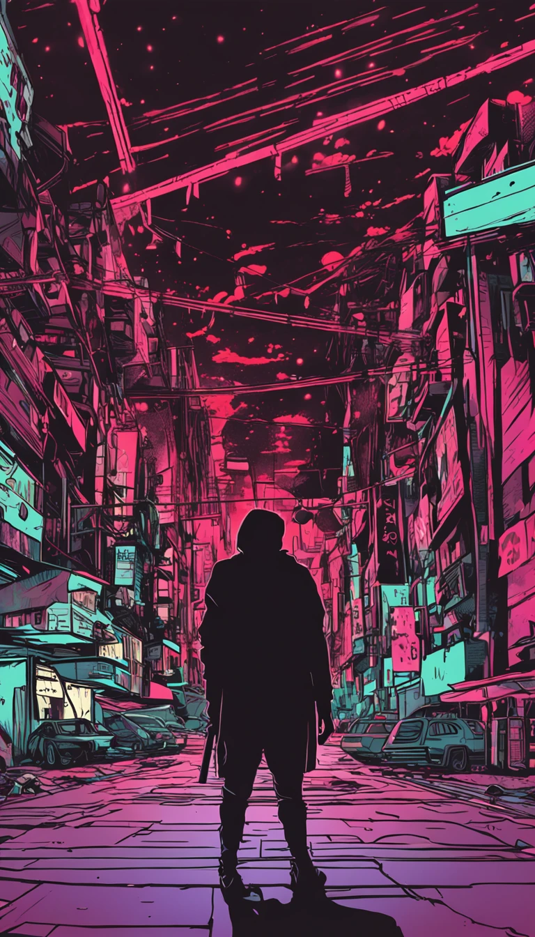 cyberpunk em um casaco preto,olhos de cor vermelha,Bats fly around,red skies,Castelos