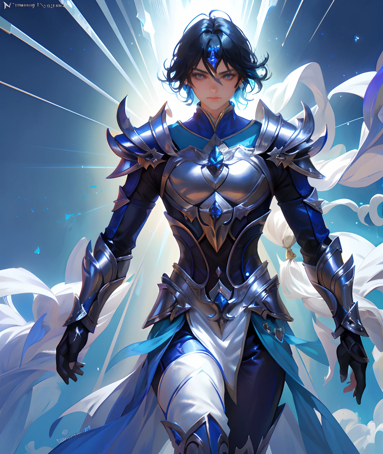 Ultra-high saturation,(tmasterpiece), fully body photo,(best qualtiy), (1girll), starryskybackground,Wearing shiny gold armor, Sexy lingerie type armor,Expose your chest,Expose the waistline,Exposing thighs,cool-pose, Saint Seiya Armor, messy hair,high detal, Anime style, Cinematic lighting, Sparkle, god light, Ray traching, filmgrain, hyper HD, textureskin, super detailing, Anatomical correct, A high resolution,Ultra-high saturation,hight contrast,High-gloss armor,Smooth skin,Serious expressions,Dark room,