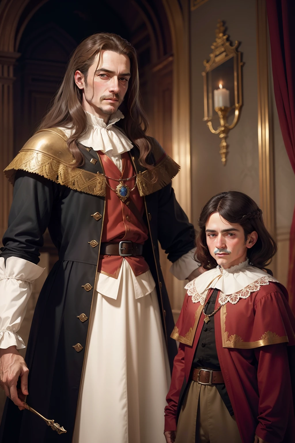 Middle-aged Spanish duke of the seventeenth century