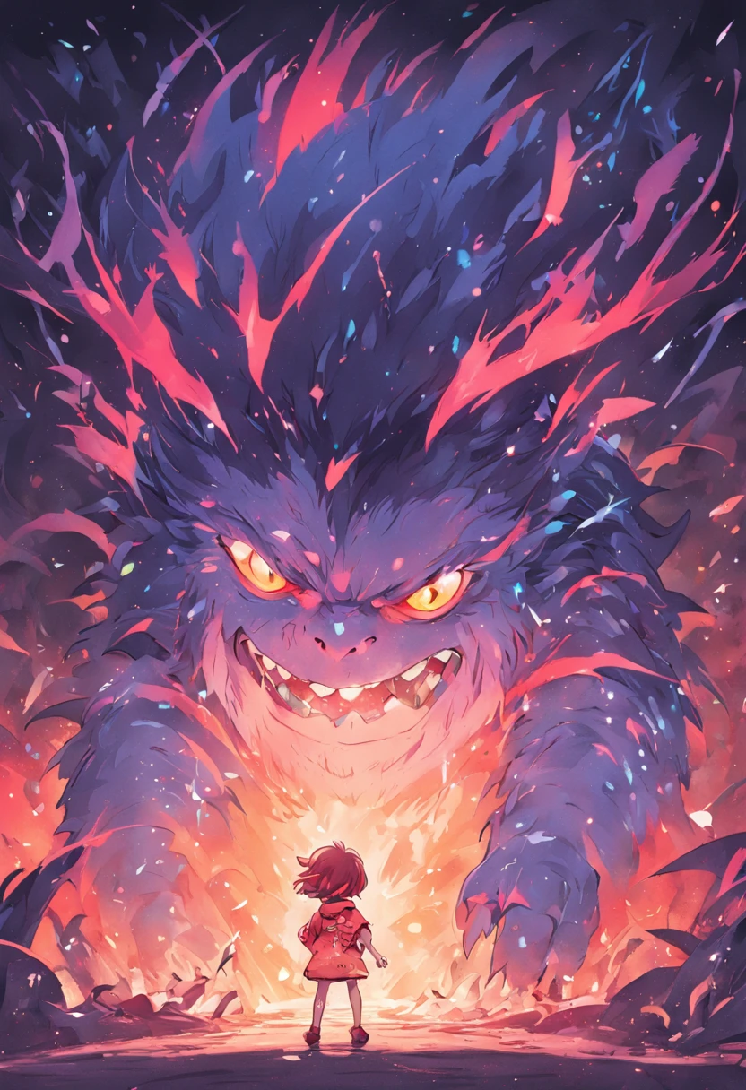 cute monster illustration for kids