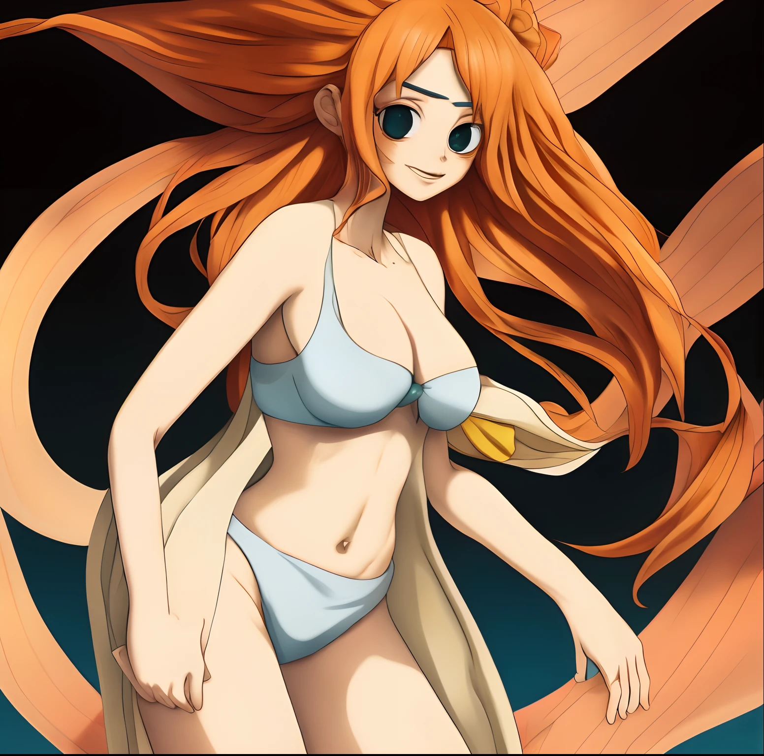 Nami of One piece naked