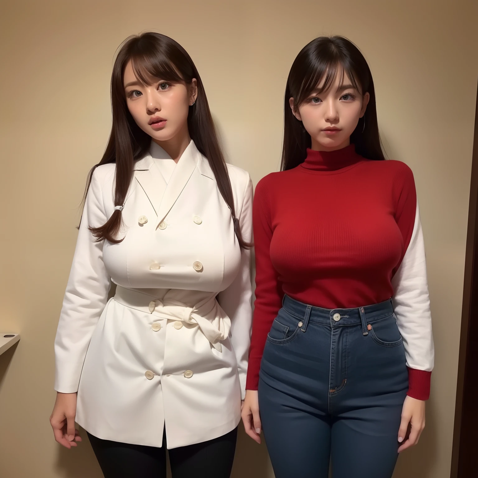 (top-quality)Open your crotch to show your pants、huge tit、校服、a blond