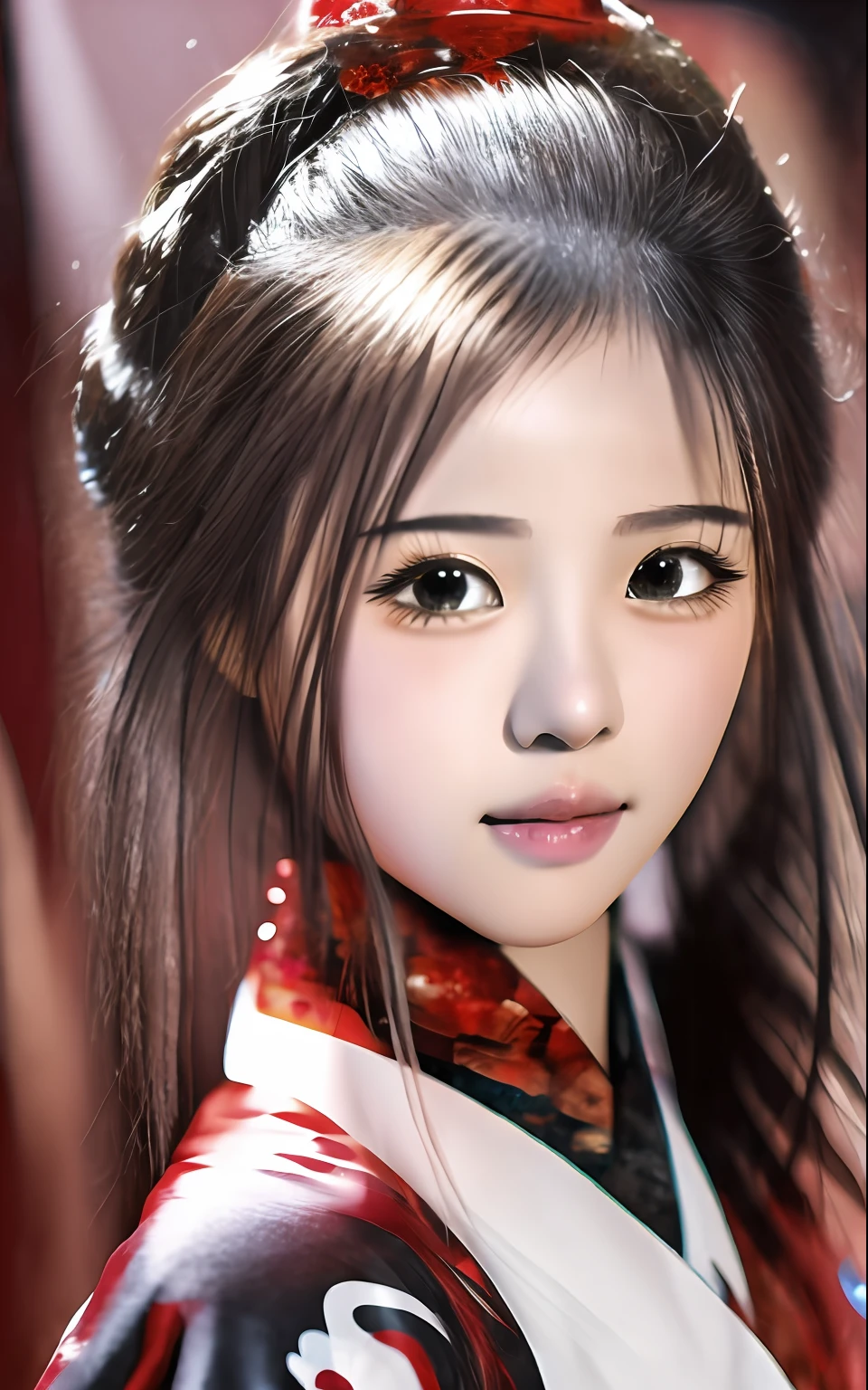 best quality,masterpiece,illustration,an extremely detailed and beautiful,extremely detailed,CG,unity,8k wallpaper,Amazing,finely detail,master,best quality,official art,extremely detailed CG unity 8k wallpaper,absurd,unbelievable Ridiculous, huge file size, super detailed, high resolution, very detailed, beautiful detailed girl, very detailed eyes and face, beautiful detailed eyes, light on face, (Hanbok: 1.1), 1girl, full body, full body Photo, ru_qun