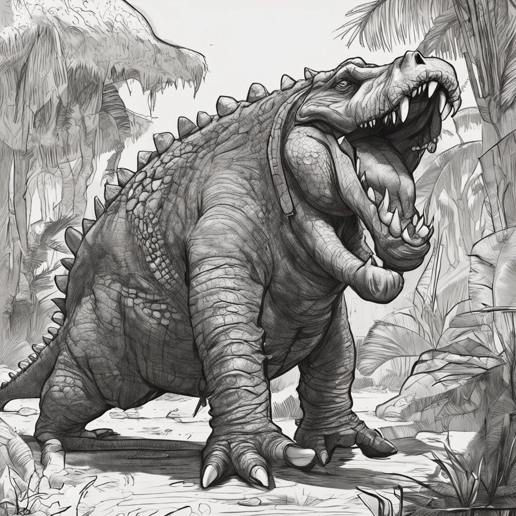 The alligator shaman agreed to help the adventurers, But he said they would have to pay a price. He asked for the head of the orc leader. Os aventureiros relutaram, But they knew they had no choice. Eles deixaram a cabana e foram em busca dos orcs.