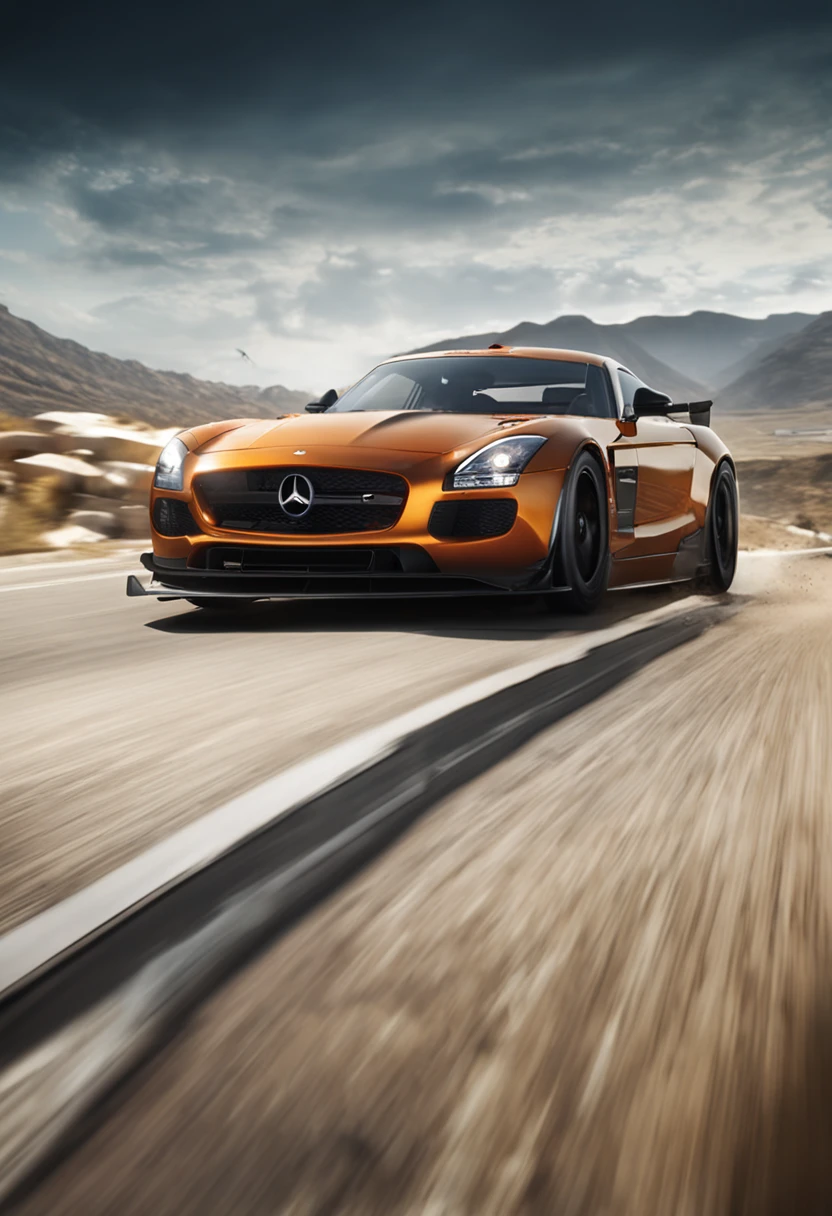 "Create a movie poster that follows the golden ratio to ensure a visually appealing composition. The film is a thrilling motoring adventure titled 'Extreme Speed'. The story follows a fearless driver who enters an elite motorsport competition, Tackling epic challenges at high speed, Thrilling chases and pure adrenaline. No cartaz, Incorporate visual elements that convey the excitement and speed of motorsport. Use the golden ratio to highlight the protagonist's car in action, leaving you in the spotlight as the backdrop of winding slopes and stunning scenery fits harmoniously. Escolha uma paleta de cores que ressalte a energia e o entusiasmo da corrida. Be sure to include the title 'Extreme Speed' in a dynamic and readable way. This poster should appeal to audiences with the promise of an action-packed, adrenaline-filled cinematic experience on the slopes." Highlight the use of the golden ratio. realista, 4k