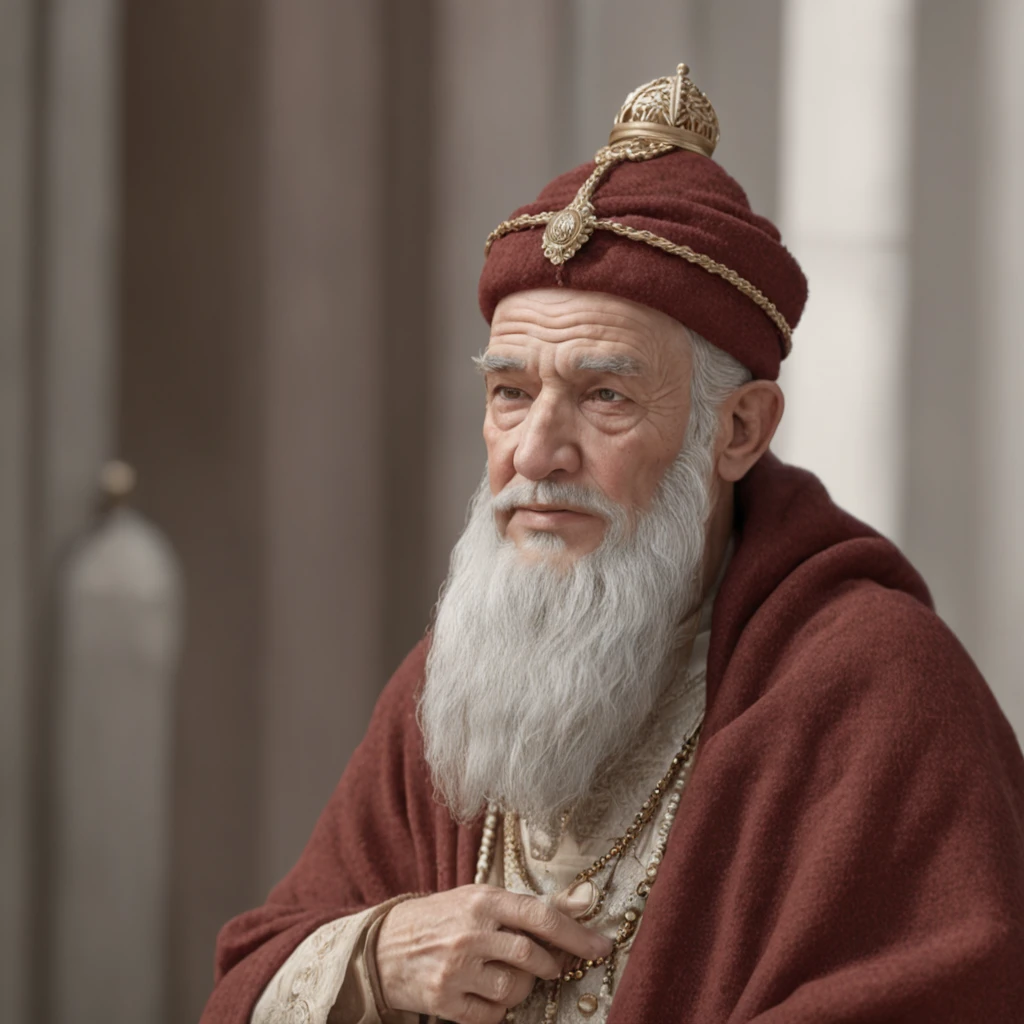 (Professional 3D rendering:1.3) de (Realistic:1.3) Wise Man, BARBUDO,CABELO CURTO E BRANCO, CORPO FORTE, PENSANDO COM UM LIVRO AO LADO