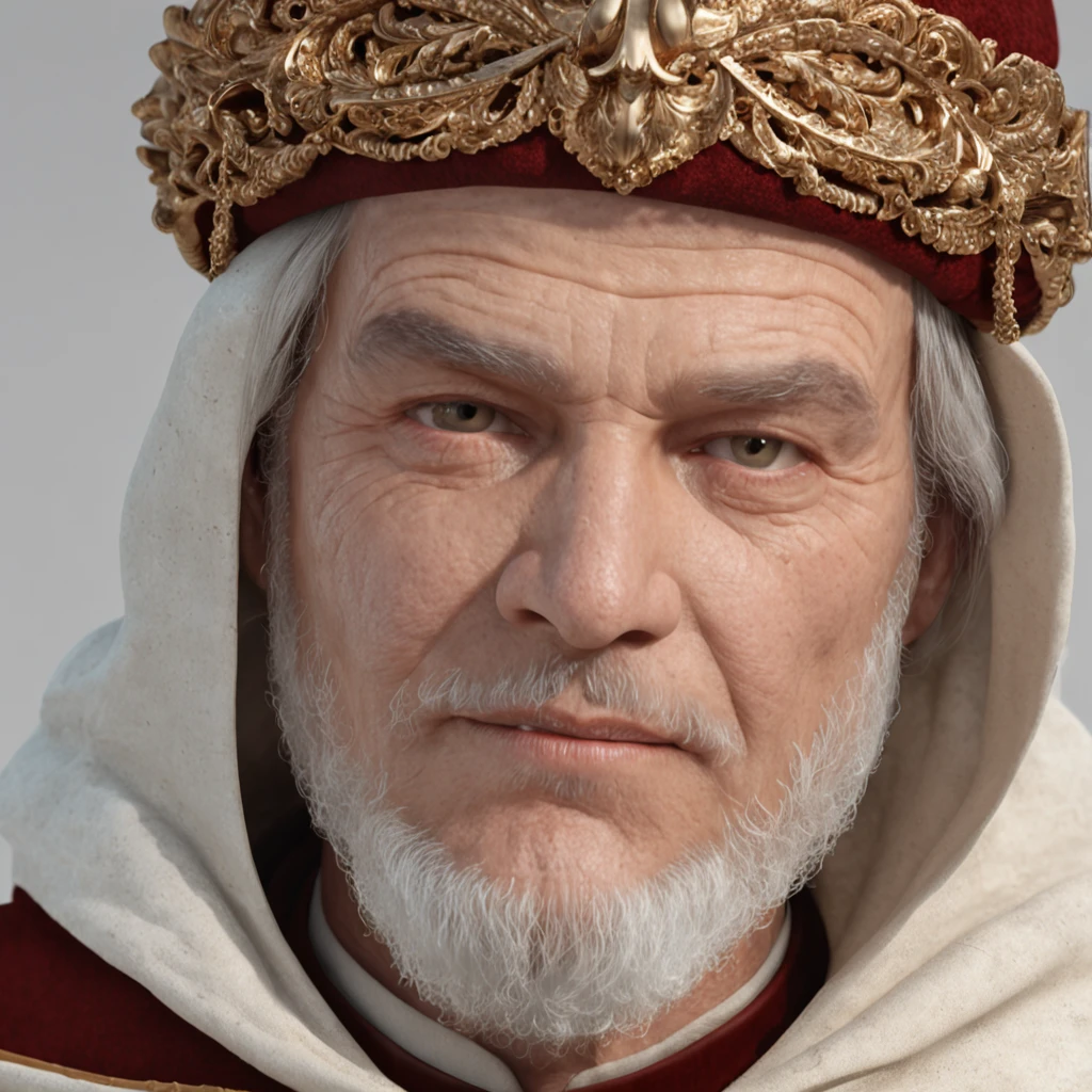 (Professional 3D rendering:1.3) de (Realistic:1.3) Wise Man, BARBUDO,CABELO CURTO E BRANCO, CORPO FORTE, PENSANDO COM UM LIVRO AO LADO