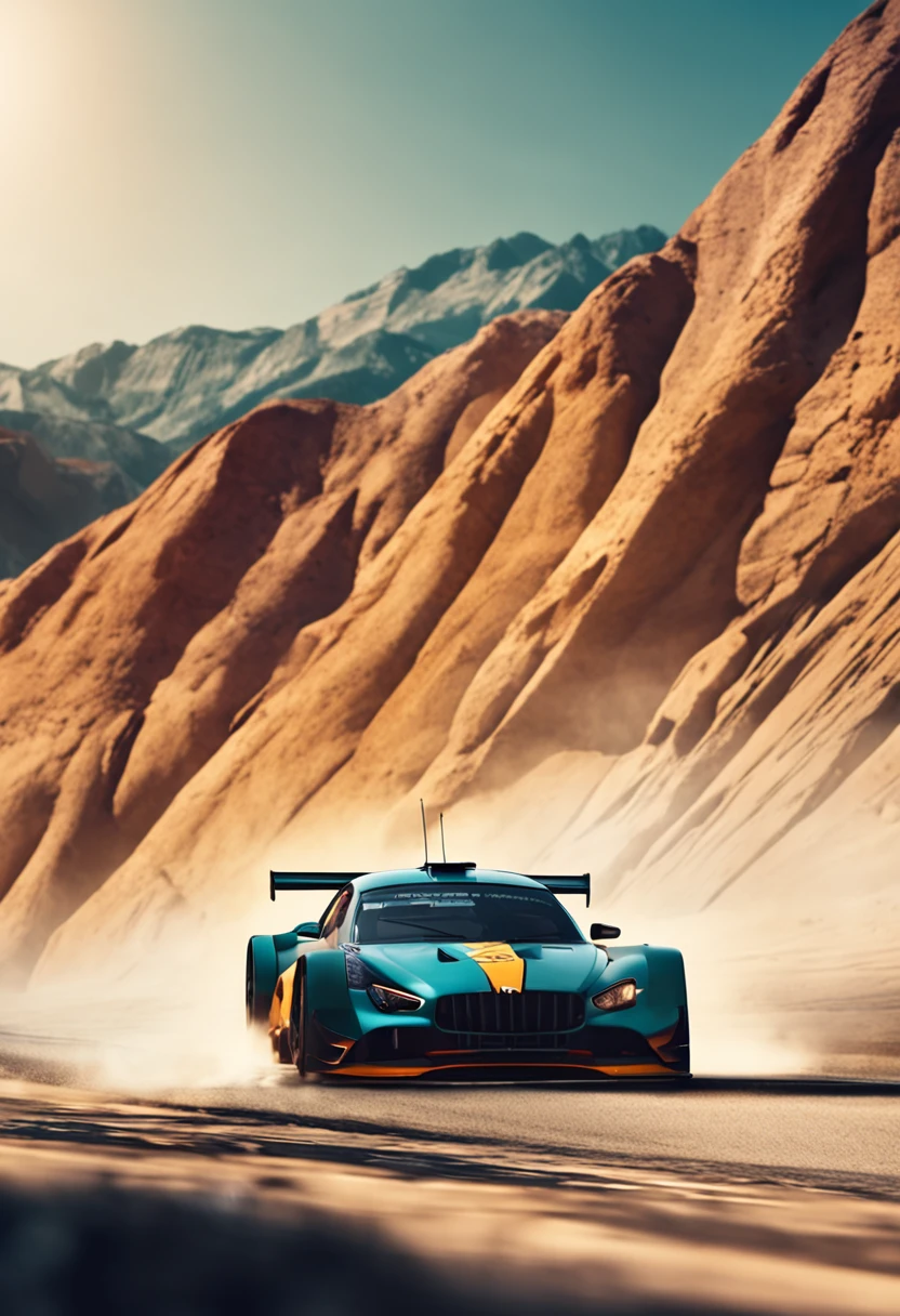 "Create a movie poster that follows the golden ratio to ensure a visually appealing composition. The film is a thrilling motoring adventure titled 'Extreme Speed'. The story follows a fearless driver who enters an elite motorsport competition, Tackling epic challenges at high speed, Thrilling chases and pure adrenaline. No cartaz, Incorporate visual elements that convey the excitement and speed of motorsport. Use the golden ratio to highlight the protagonist's car in action, leaving you in the spotlight as the backdrop of winding slopes and stunning scenery fits harmoniously. Escolha uma paleta de cores que ressalte a energia e o entusiasmo da corrida. Be sure to include the title 'Extreme Speed' in a dynamic and readable way. This poster should appeal to audiences with the promise of an action-packed, adrenaline-filled cinematic experience on the slopes." Highlight the use of the golden ratio. realista, 4k, vetor, highes definition