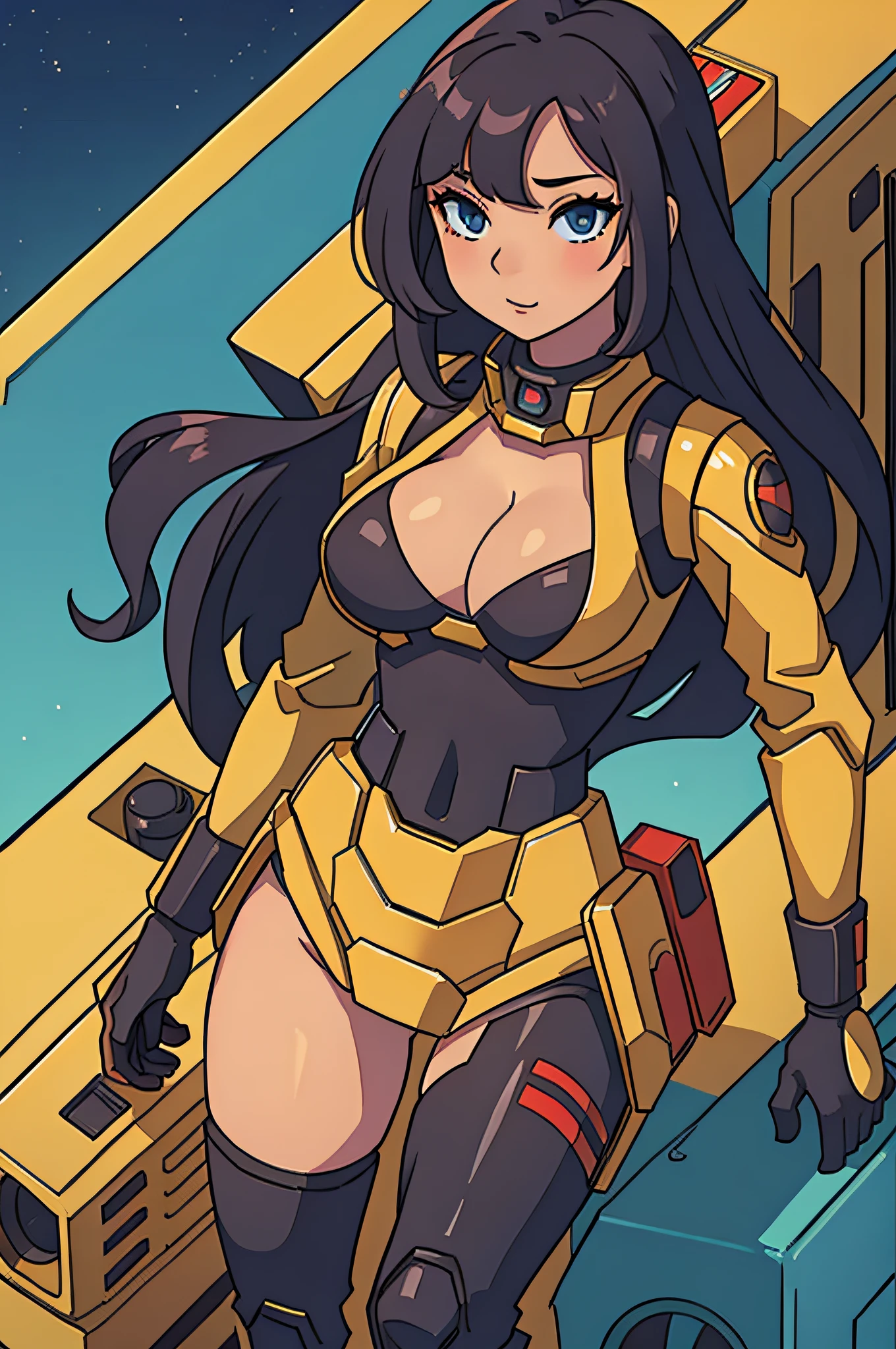 sexy droid woman