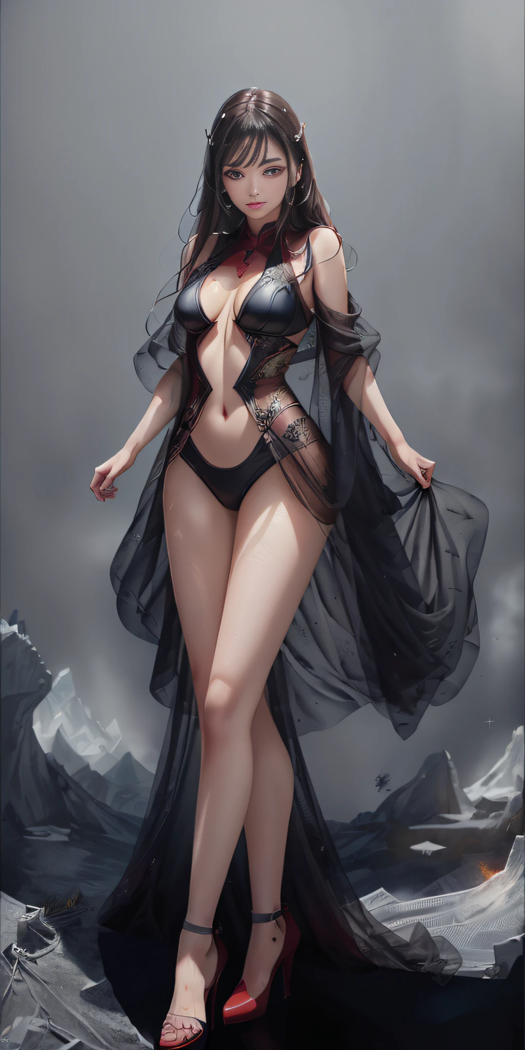 (1girl:1.3), Solo, (((Very detailed face)))), ((Very detailed eyes and face)))), Beautiful detail eyes, Body parts__, Official art, 8k unified wallpaper, Super detailed, beautiful and beautiful, beautiful, masterpiece, best quality, original, masterpiece, super thin photo, best quality, super high resolution, realistic realism, sunlight, full body portrait, amazing beauty, dynamic pose, delicate face, vibrant eyes, (from front), She wears Spider-Man suit, red and black color scheme, spider, night city roof background, very detailed, roof, with city view, detailed face, detailed complex busy background, messy, gorgeous, milky white, highly detailed skin, realistic skin details, visible pores, clear focus, volumetric mist, 8k uhd, DSLR, high quality, film grain, light skin, photographic realism, lomography, futuristic dystopian megalopolis, translucent