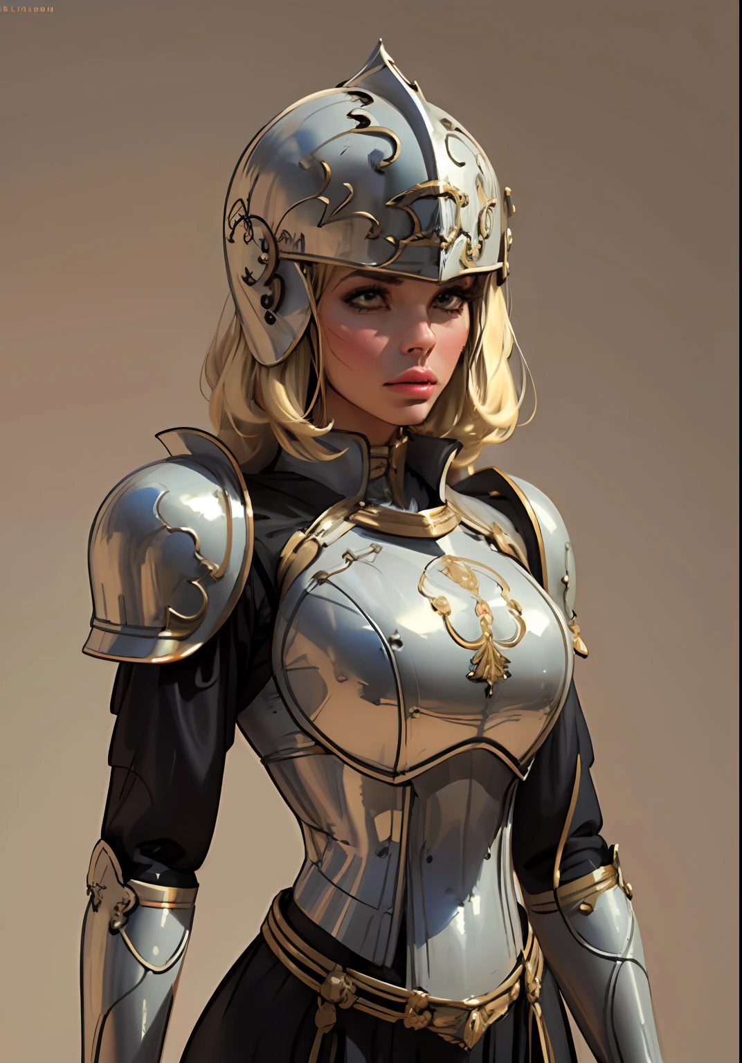 1girl, action scene, (upper body:1.2) portrait of (beautiful paladin princess:1.2) with (paladin hammer in her hands:1.1), (ivory skin_color:1.2), beautiful face, (blonde braided hair:1.2), (lips:1.1), yellow eyes, athletic, (wide hips:0.9), (thick thighs:0.9), (short white skirt:1.2), (light leather armor:1.2), (black corset:0.9), frills, golden atmosphere, medieval, fantasy, hdr, volumetric lighting, cinematic lighting and shadows, very detailed, cinematic, tall, <hypernet:sxz-snyderstyle-v1-800:1.0>