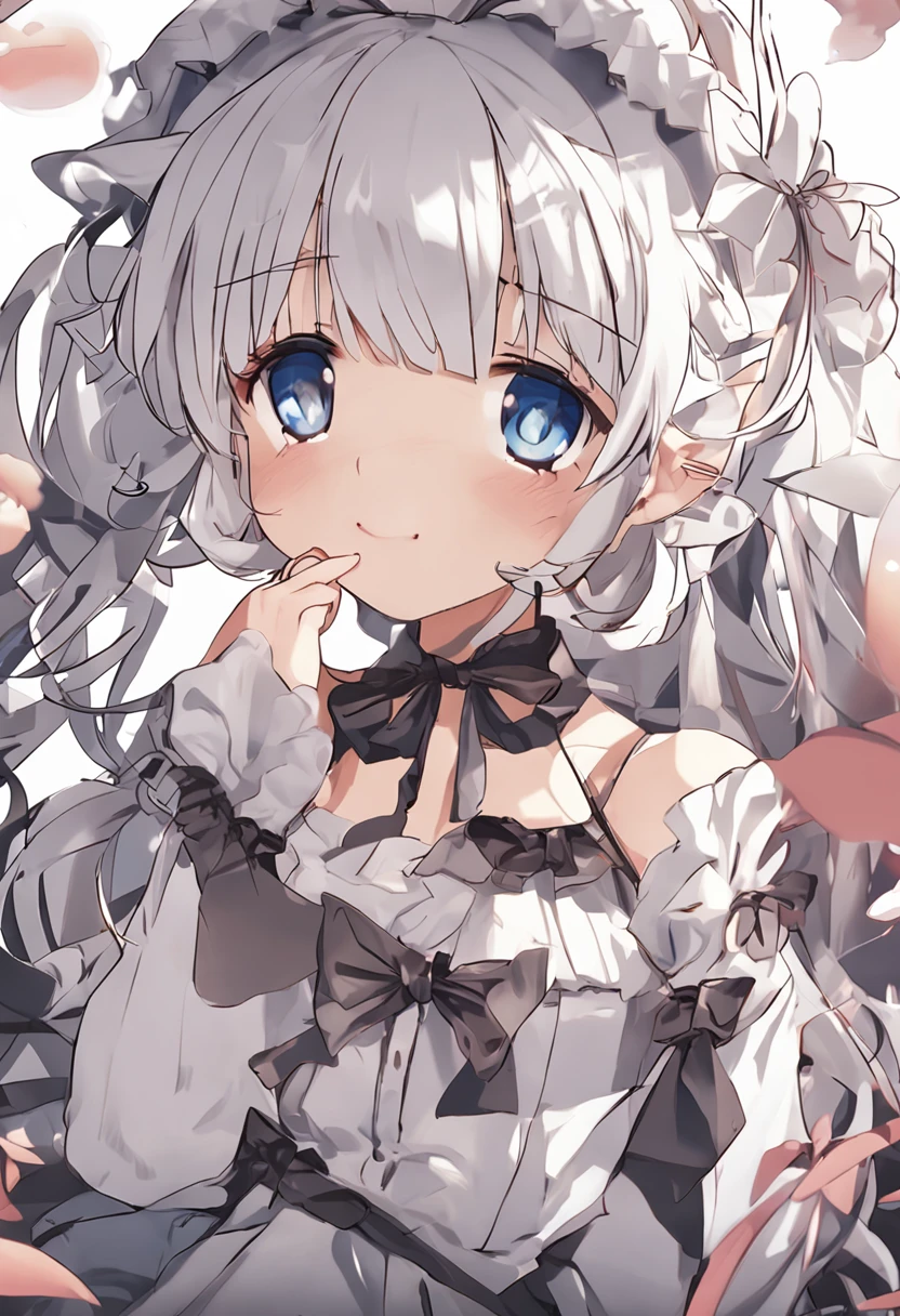 White-haired loli