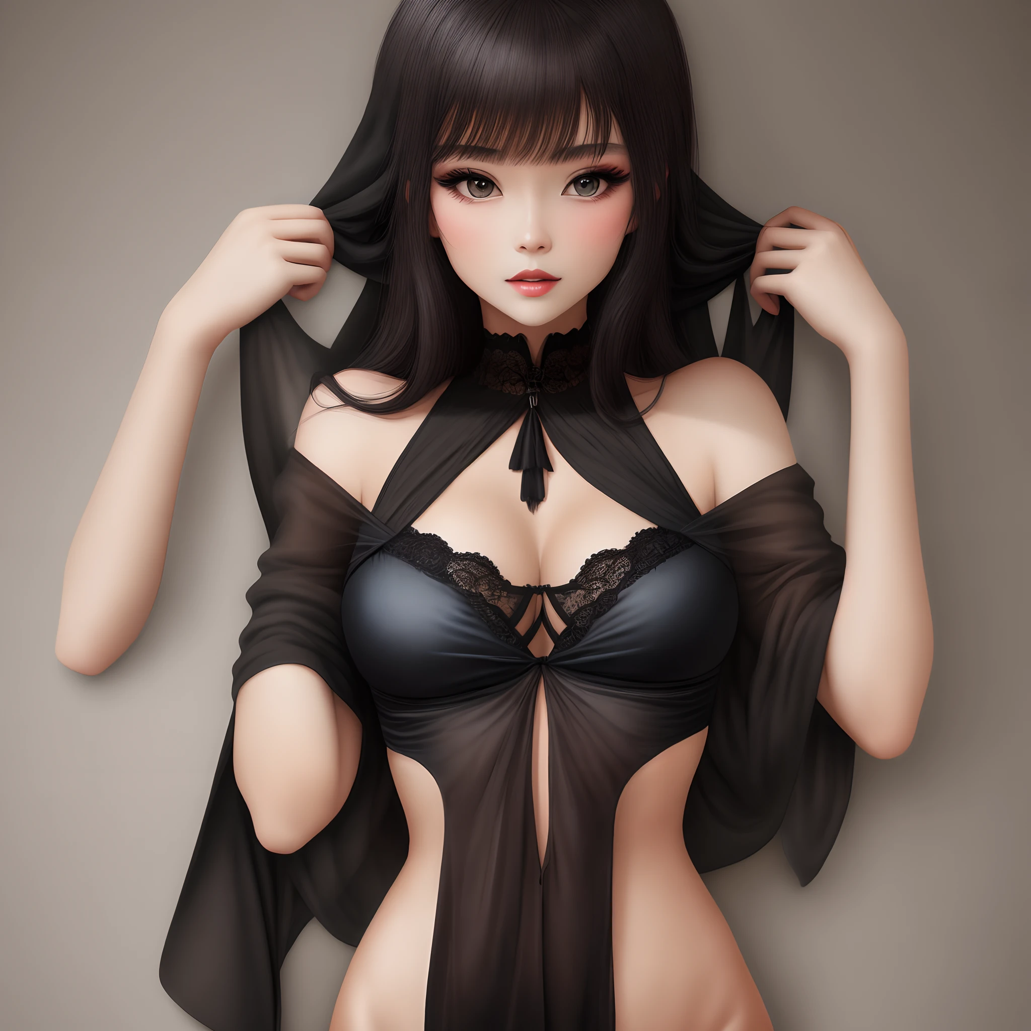 Black silk is sexy