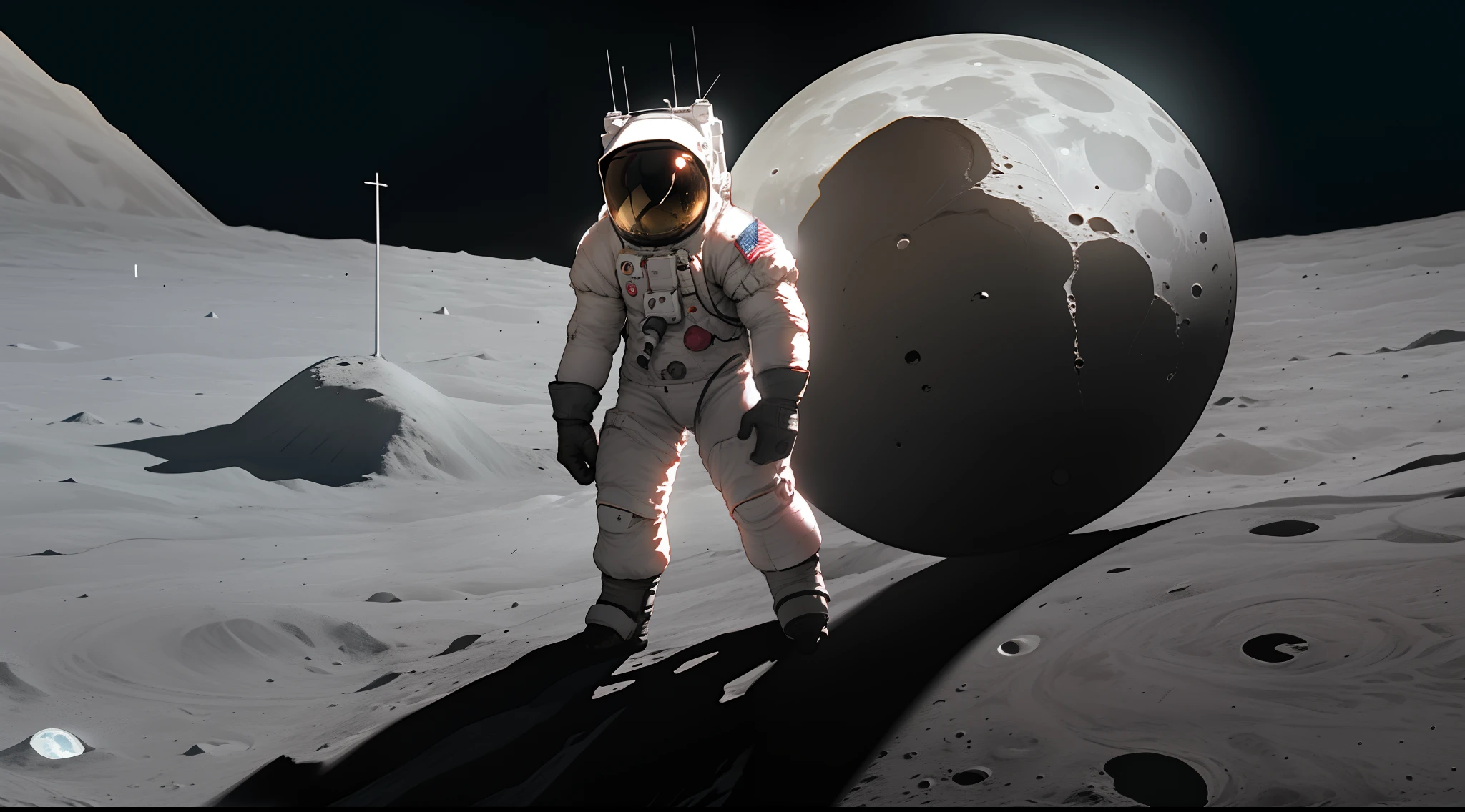 on the moon