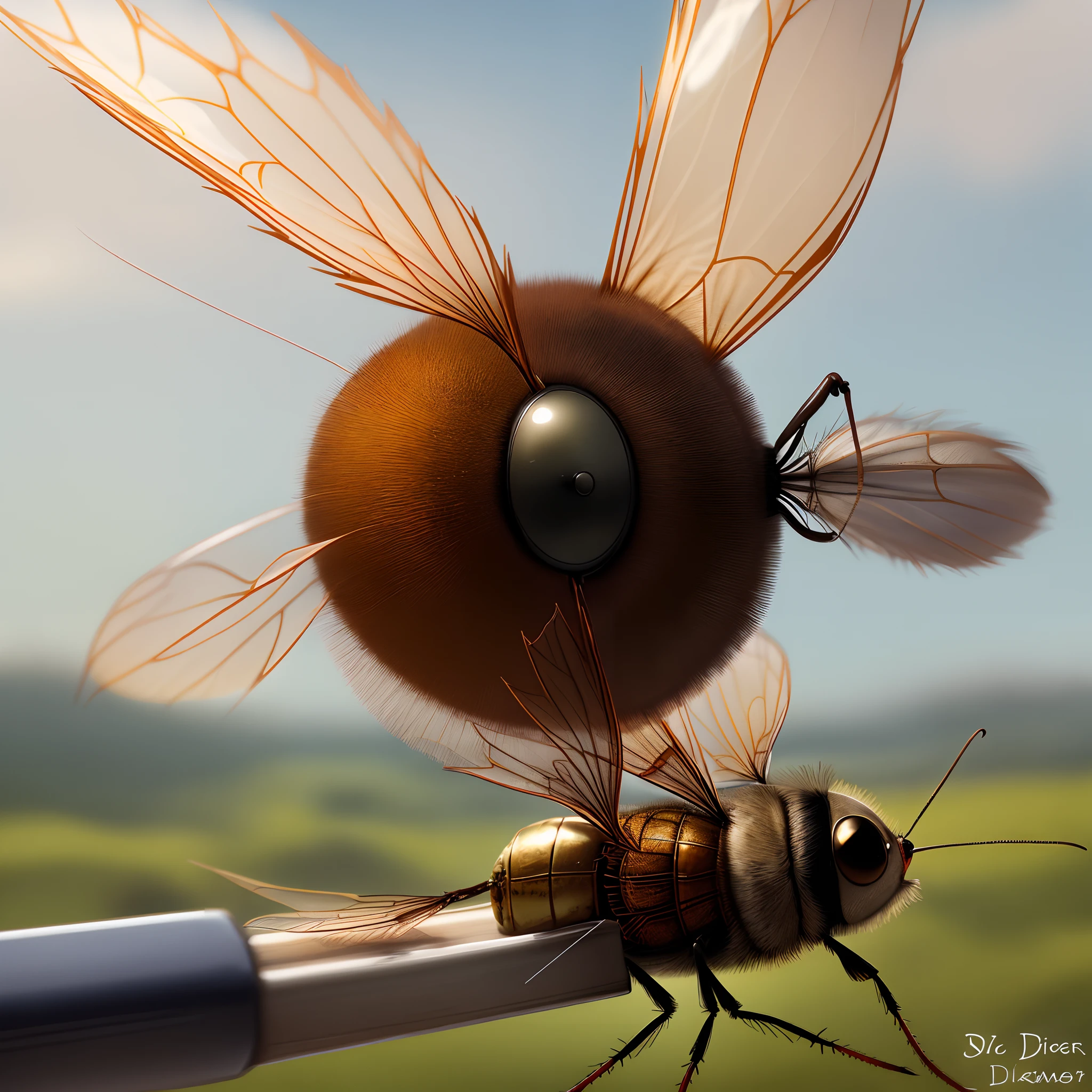 a long fly and big diger