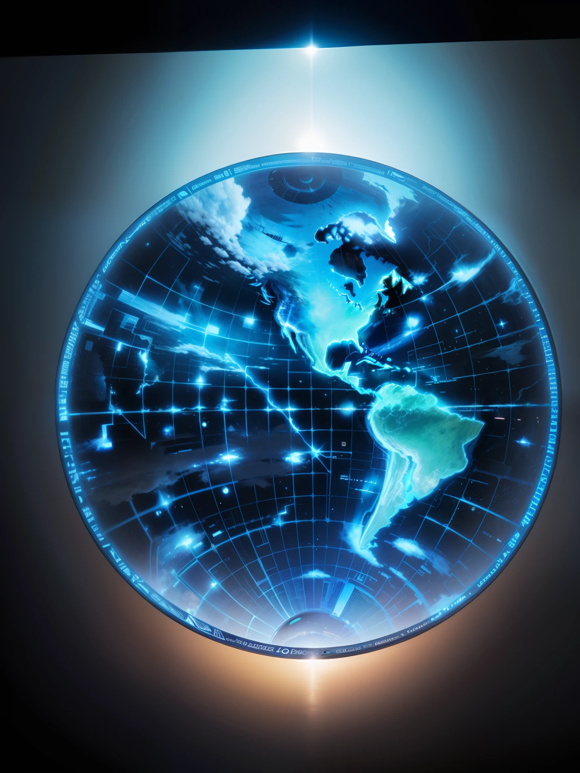 Blue earth, concept art,4k