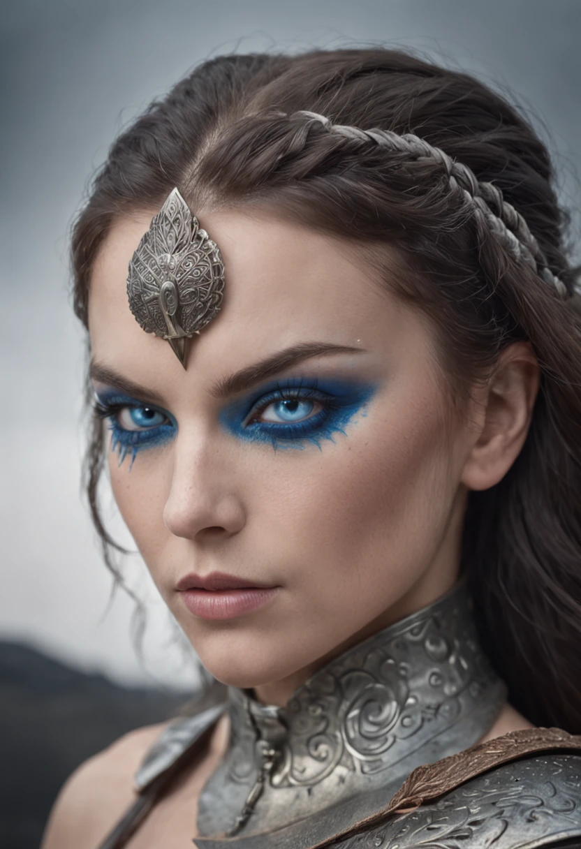 warrior woman blue eyes