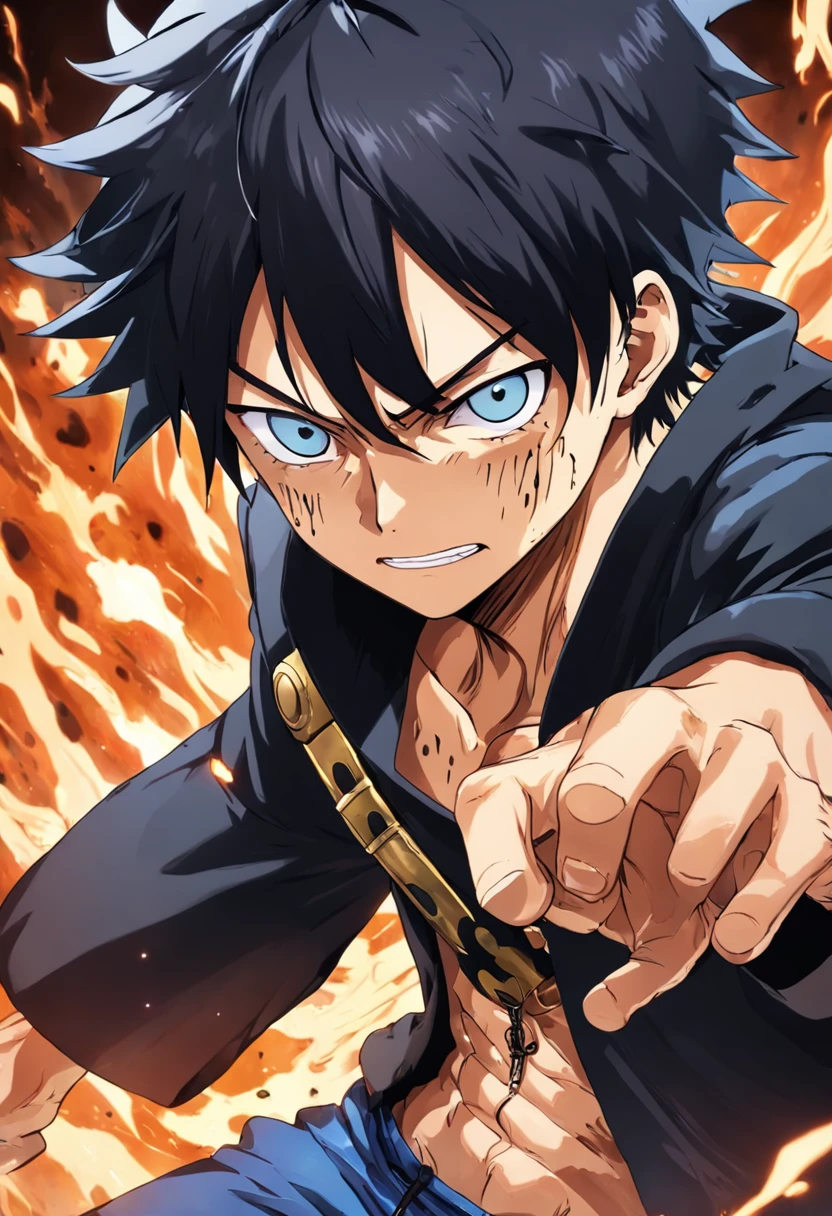 uma arte detalhada de Trafalgar Law, One Piece, 4k, corpo inteiro, inspirado em Eiichiro Oda, Estilo de Arte One Piece, arte de anime limpa e detalhada, estilo de desenho hiper-realista, dynamic background.