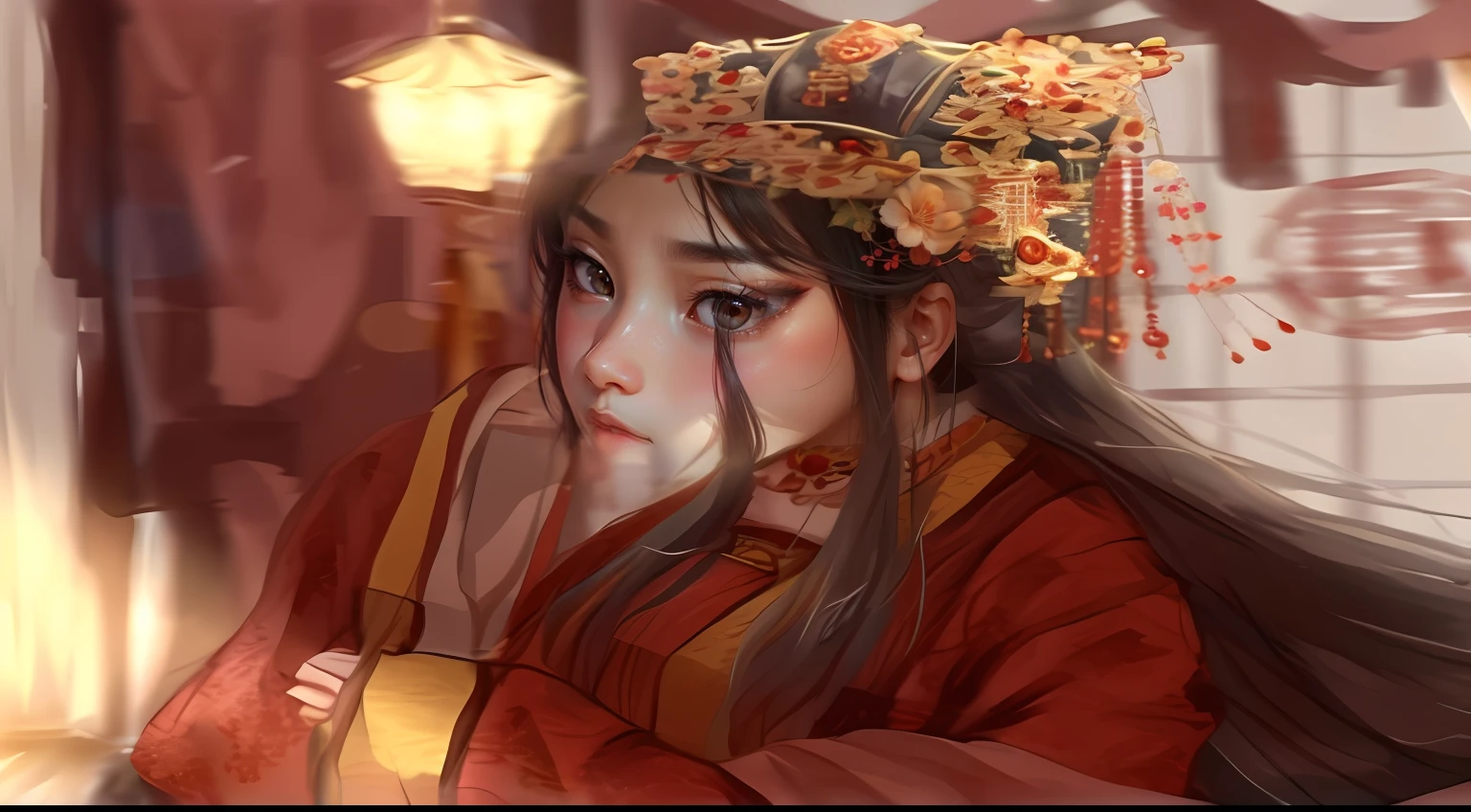 Facial realism,Asia face,Delicate skin,Chinese face,largeeyes,二重まぶた,The bridge of the nose is high,Darken the background