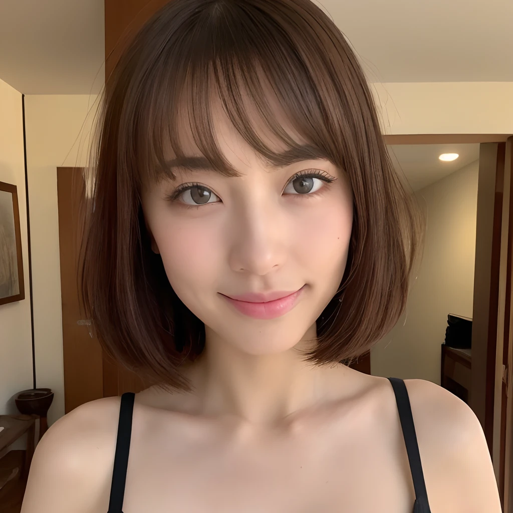 (Highest quality,16K,Highest Resolution,Tabletop:1.2), smile, front, To be able to face swap