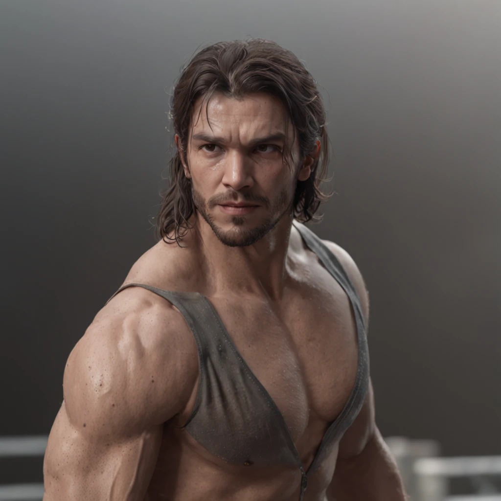 (Professional 3D rendering:1.3) de (Realistic:1.3) Foto de arte mais bonita do mundo,Features soft, bright male heroes, ((Epic hero fantasy rough muscular man wet hero angry look long hair short beard and fierce expression in dynamic pose, fantastic location, majestoso ambiente desordenado)), corpo inteiro 8k unidade render, action shot, poros da pele, very dark lighting, sombreamento pesado, circunstanciado, Rosto detalhado, (vibrante, fotogrdeia realista, Realistic, Dramatic, Escuro, foco nítido, 8k), (Old leather clothes damaged by bad weather:1.4), ((((Use peles)))), (intrincado:1.4), decadente, (altamente detalhado:1.4), pintura digital, rendering by octane, art stations, Conceito-Arte, liso, foco nítido, illustration, germe da arte, (Loish:0.23), Wlop Ilya Kuvshinov, e Greg Rutkowski e Alphonse Mucha Gracias, (global ilumination, studiolight, Light Volumetric), chuva forte, floating particles, patife, fantasia, Onze, corpo inteiroesbian, ((Fundo escuro e antigo da cidade:1.3)),CGSesociedade,art stations