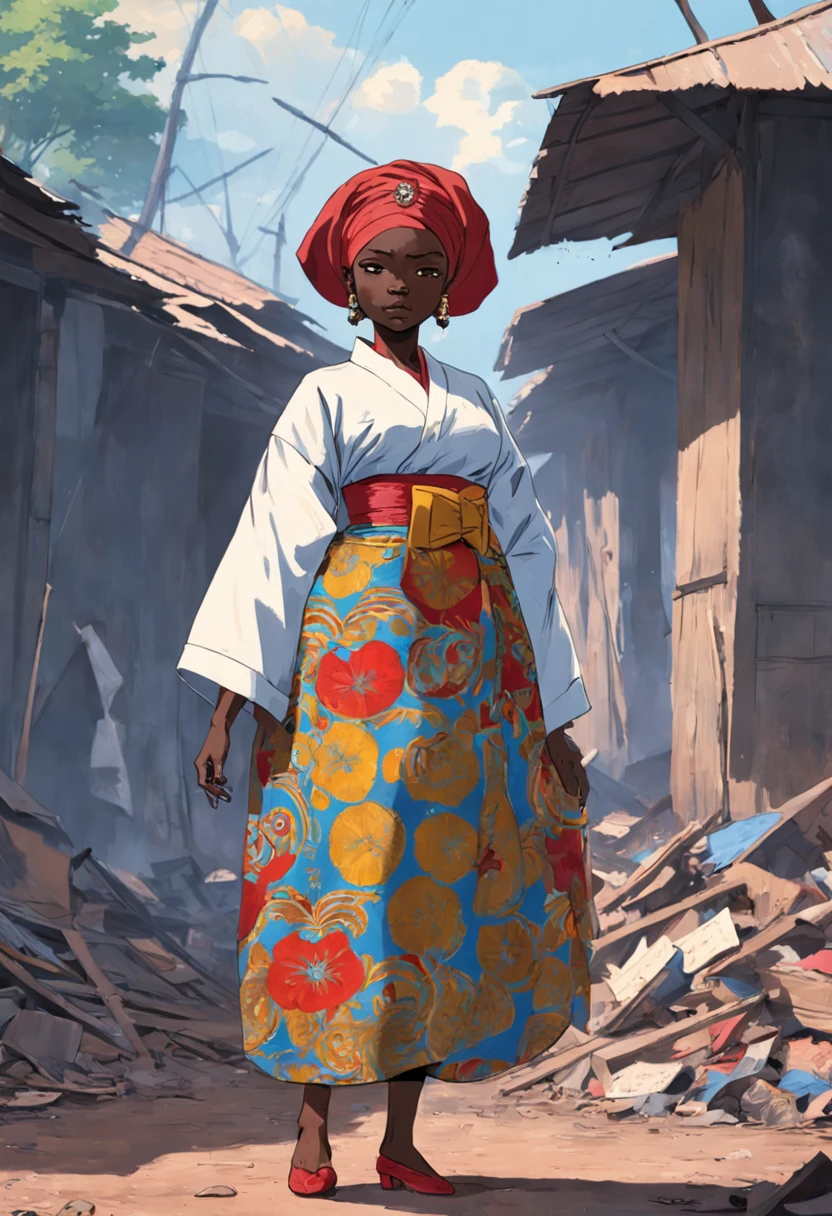 Republic of Congo had been colonized by France from 1882 to 1960.  After its independence, several civil wars occurred.  People in Republic of Congo wanted to spend a peaceful life.  Sapeurs thought that one way to make the country peaceful was by dressing up.  Violence makes their expensive and beautiful clothes dirty, so they do not fight.  Their motto is “Let’s drop the weapons, let us work and dress elegantly.”
   One Sapeur says, “We should make sounds in designer shoes, not in military shoes.”  Being a Sapeur is not just about vanity.  Sapeurs dress nicely and behave elegantly for peace.  They are respected and admired as a symbol of peace in their communities.