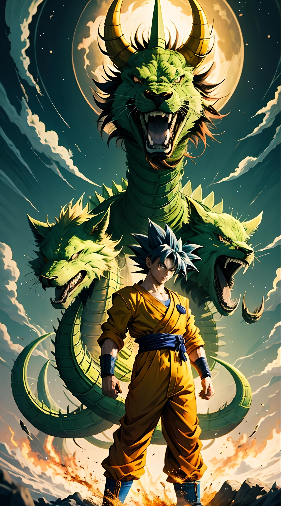 Shenron is the epic legend that propelled Dragon Ball to heights! A giant golden dragon that moves in a majestic and sacred manner, Shenlong, or Shenron in English, is a creature that exudes the desire of anyone who can gather the seven dragon balls. And every Dragon Ball fan dreams of being able to sit next to him and make his wish!