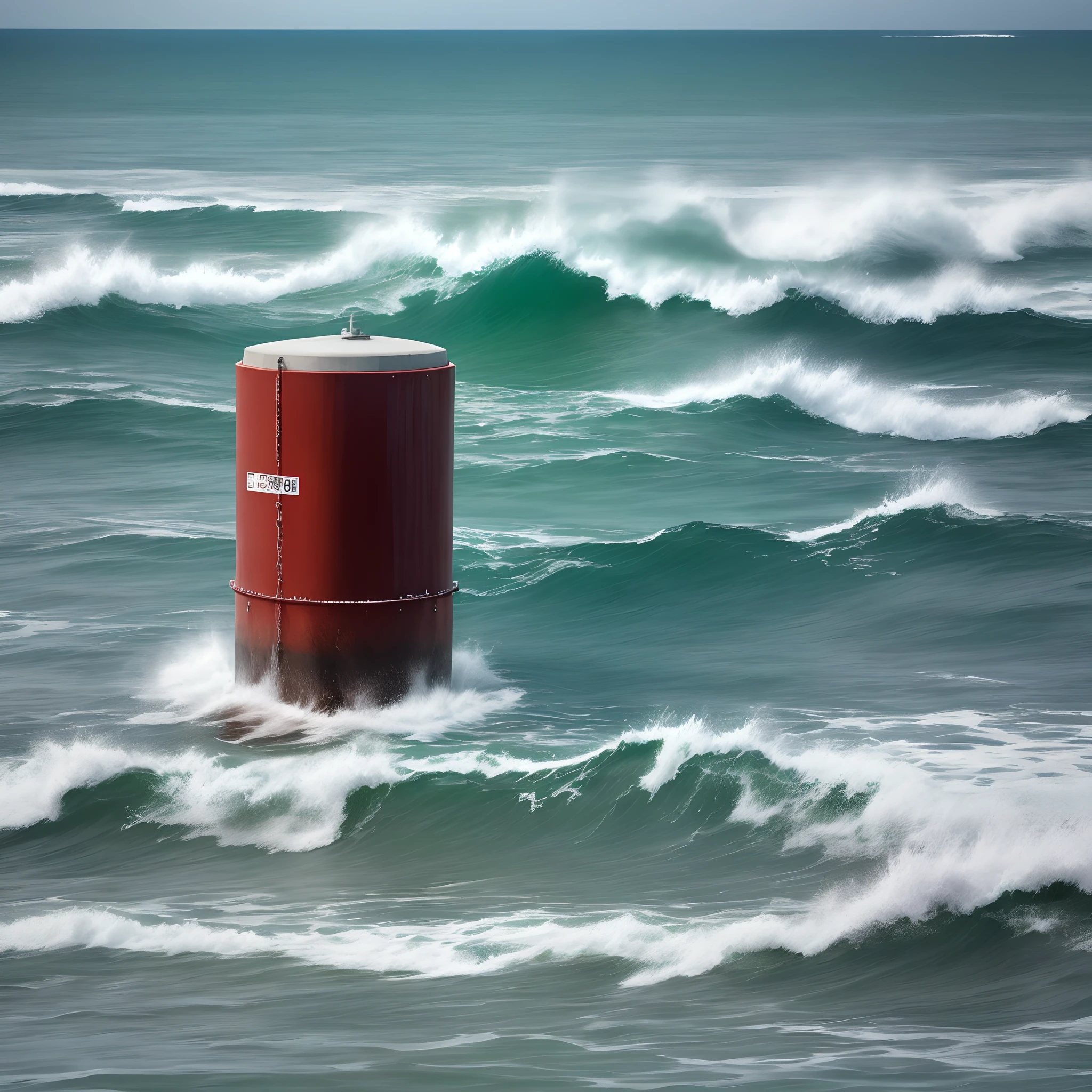 The sea is lamenting because of the discharge of nuclear sewage