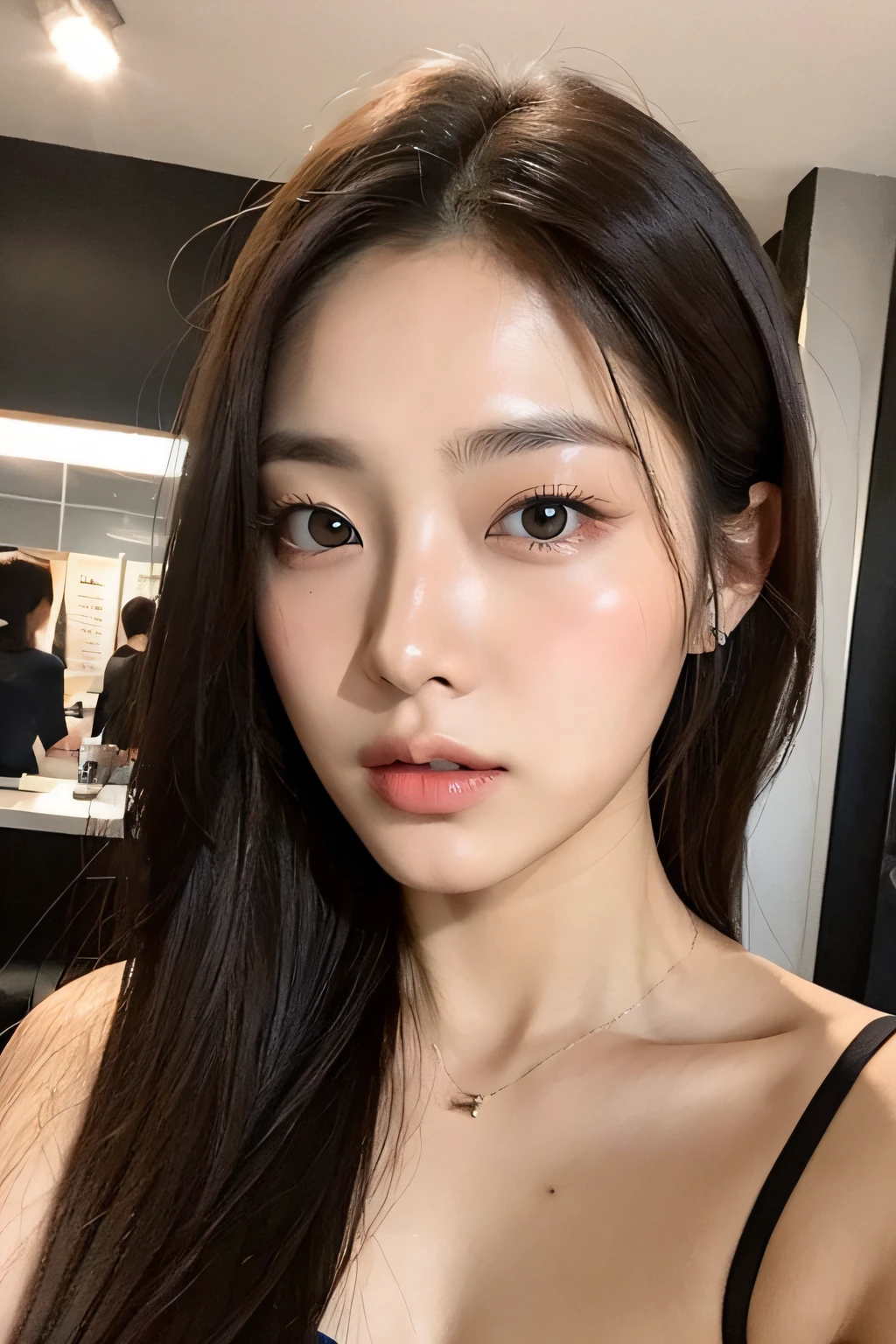 ((Top quality, 8k, Masterpiece: 1.3)), beauty, Large: 1.3, Elongated abs: 1.1, dark brown hair, (lying in bed: 1.2), Ultra-detailed face, Highly detailed lips, detailed eyes, double eyelids, 2 girls, Big stick, Big bast