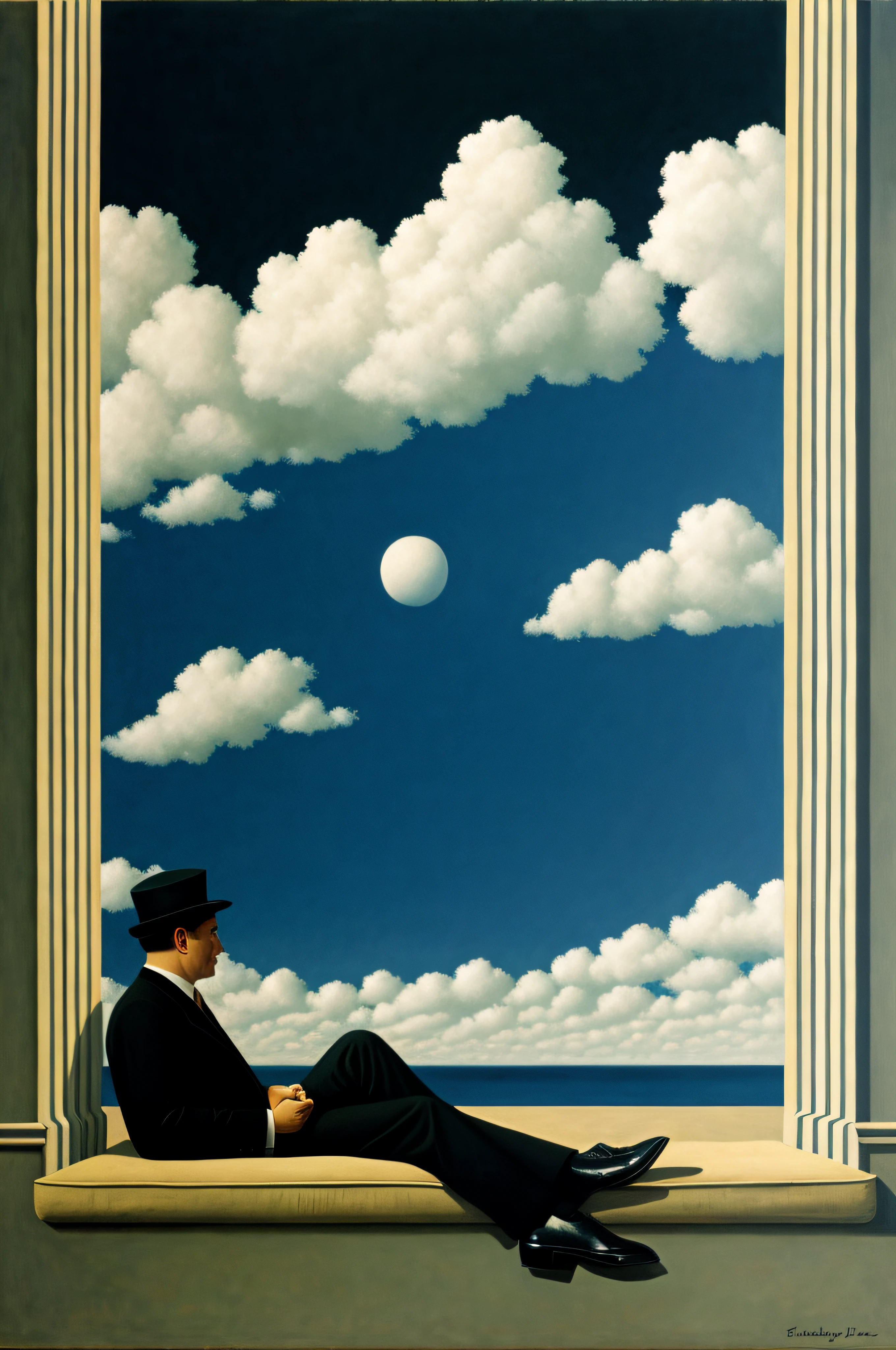 dream, 1 9 8 4 Edwardo Hopper, Rene Magritte