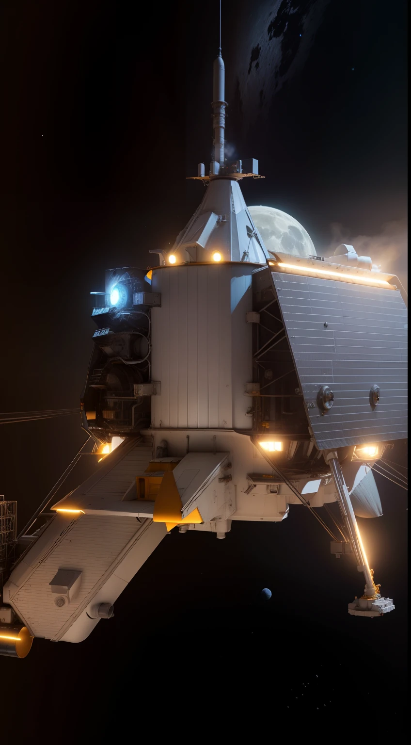 Without changing chandrayan 3 on moon realistic ultra quality