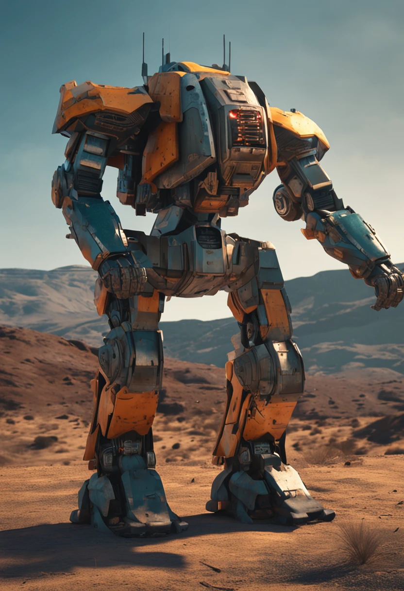 mechs，holding a shield