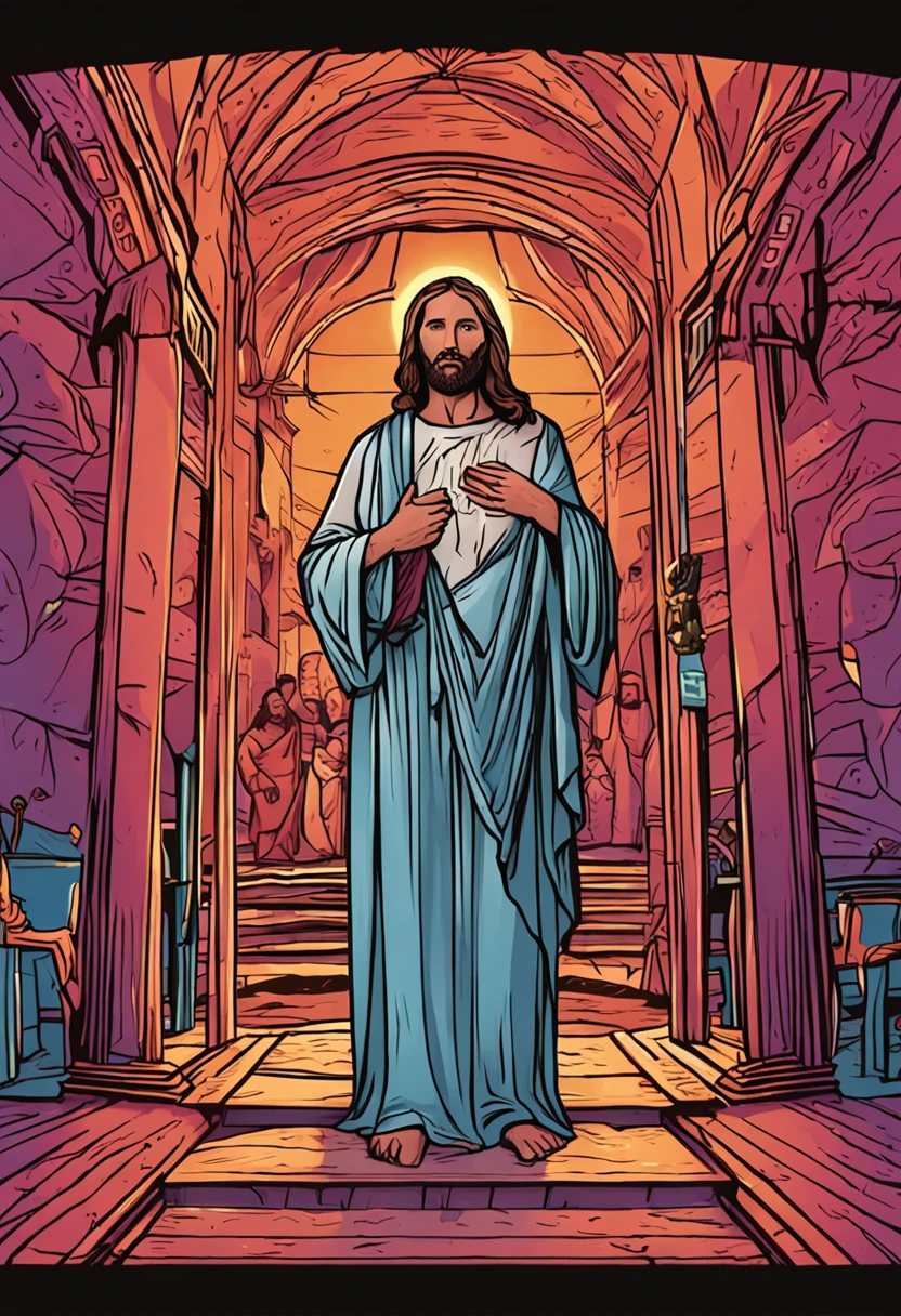 crie uma imagem perfeita de jesus