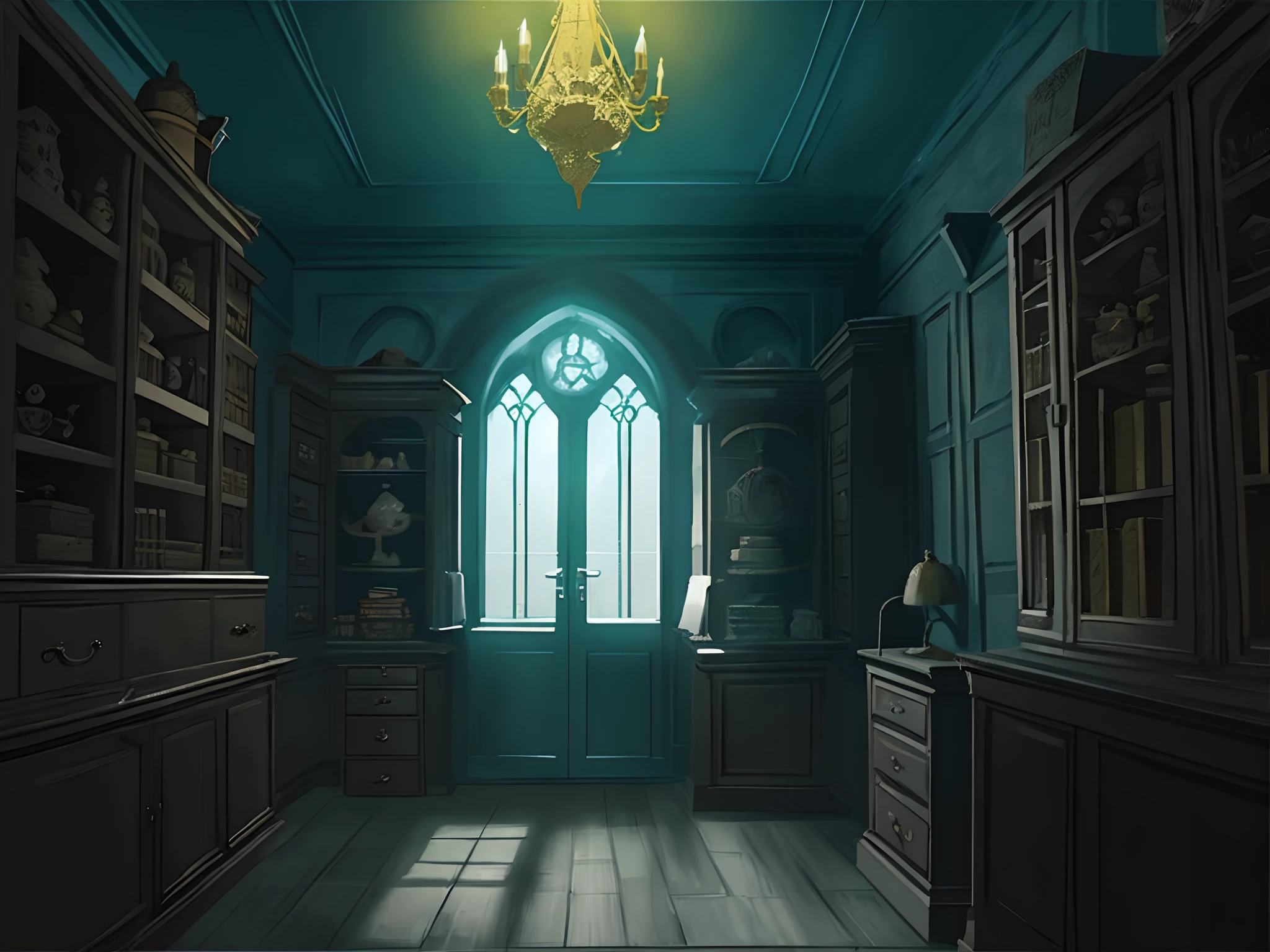 Harry Potter, undercupboard ravenclaw room