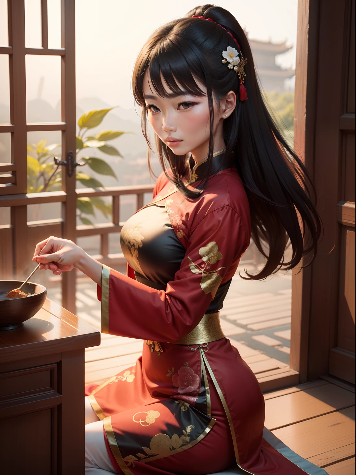woman, China, ancient, traditional