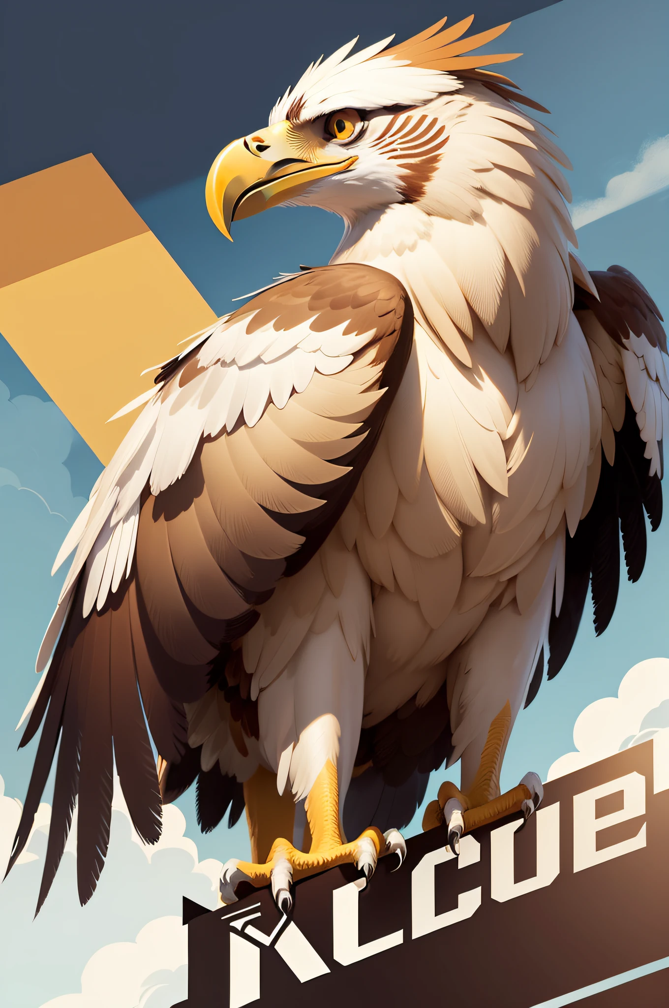 2d vector logo philippine eagle