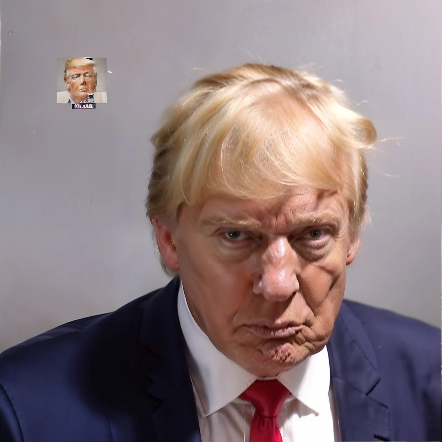Trump gives the middle finger
