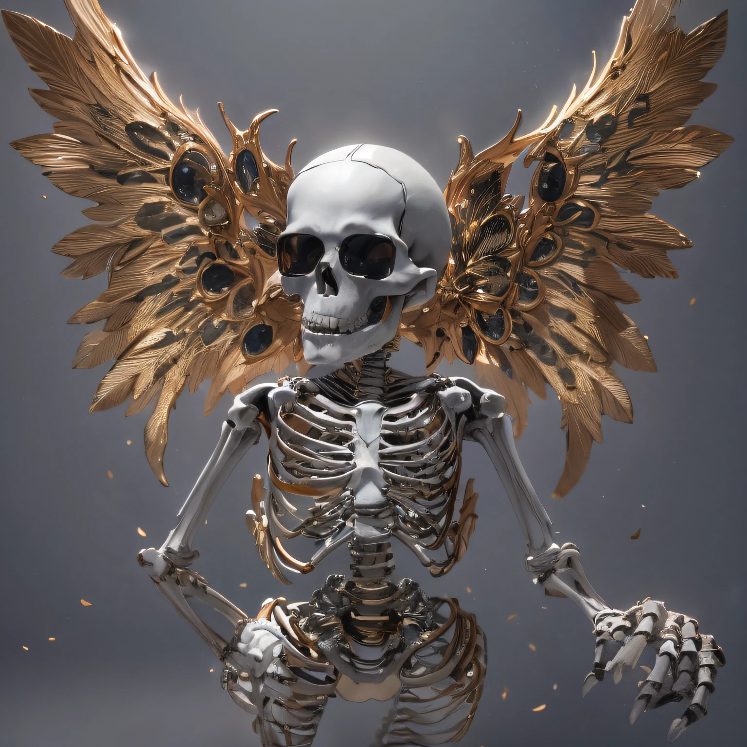 Finger sticks,Transparent wings,magia,Wear thick gold-framed reflective sunglasses,32K(tmasterpiece,k hd,hyper HD,32K)Burgundy double ponytail,The Silver Skull Jewelry District in the backstreets,Indigo Skull King ,Skeleton protector (The skeleton is realistic:1.4),Skull pattern robe,Silver skull flower ornaments,Petals flutter,Colored ball head,Hold your head high,Be proud,The nostrils look at people, A high resolution, the detail, RAW photogr, Sharp Re, Nikon D850 Film Stock Photo by Jefferies Lee 4 Kodak Portra 400 Camera F1.6 shots, Rich colors, ultra-realistic vivid textures, Dramatic lighting, Unreal Engine Art Station Trend, cinestir 800,Hold your head high,Be proud,The nostrils look at people,Tsundere,Petals flutter,Petals flutter,Sprinkle with gold dust,Fluttering,Impeccable,( reasonable design, Clear lines, High sharpness,Best quality, Very detailed skeleton, The skeleton of a masterpiece, offcial art, movie light effect, 4K skeleton(((Wear thick gold-framed reflective sunglasses)))Transparent wings,(baton)(Baton in hand)(Giant stick)baton,