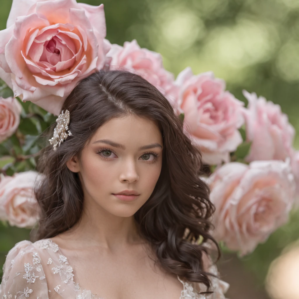 rosa roxa realista